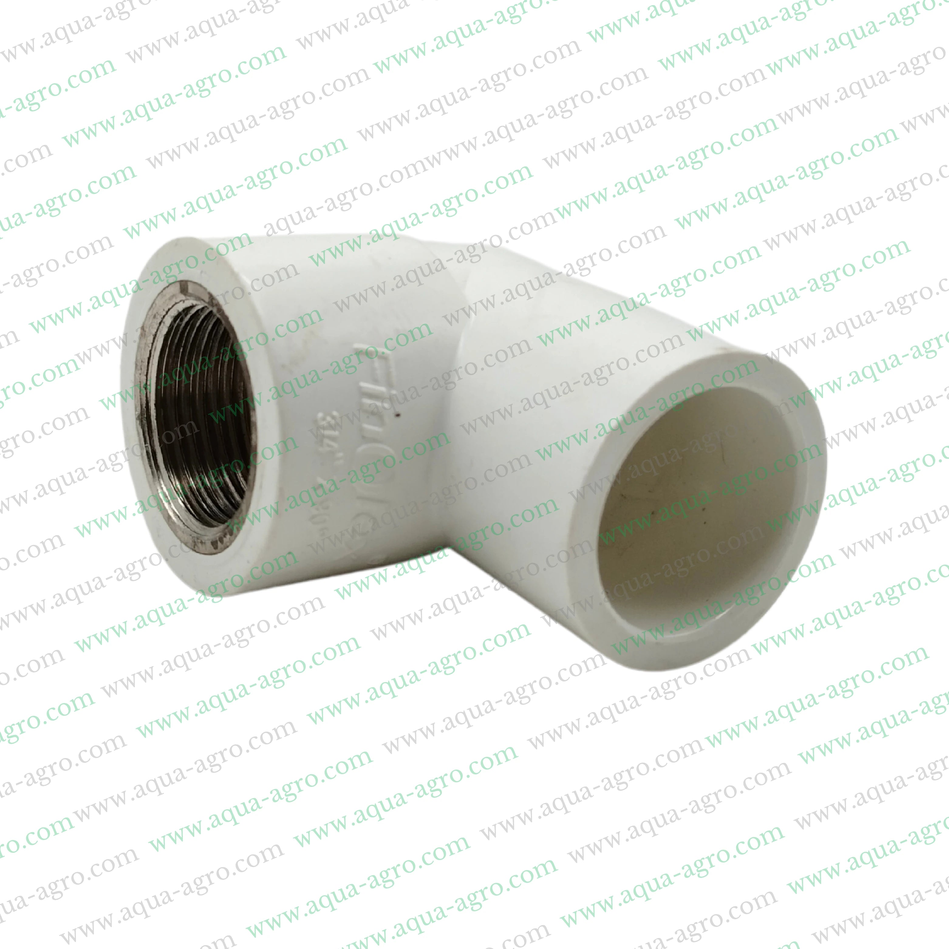 FINOLEX - Upvc - Pipe & Accessories - Fittings - 0.75 inch (20mm) - Brass - Threaded - Elbow - Plain x Brass Thread (F-THD) - FABT - SCH-80