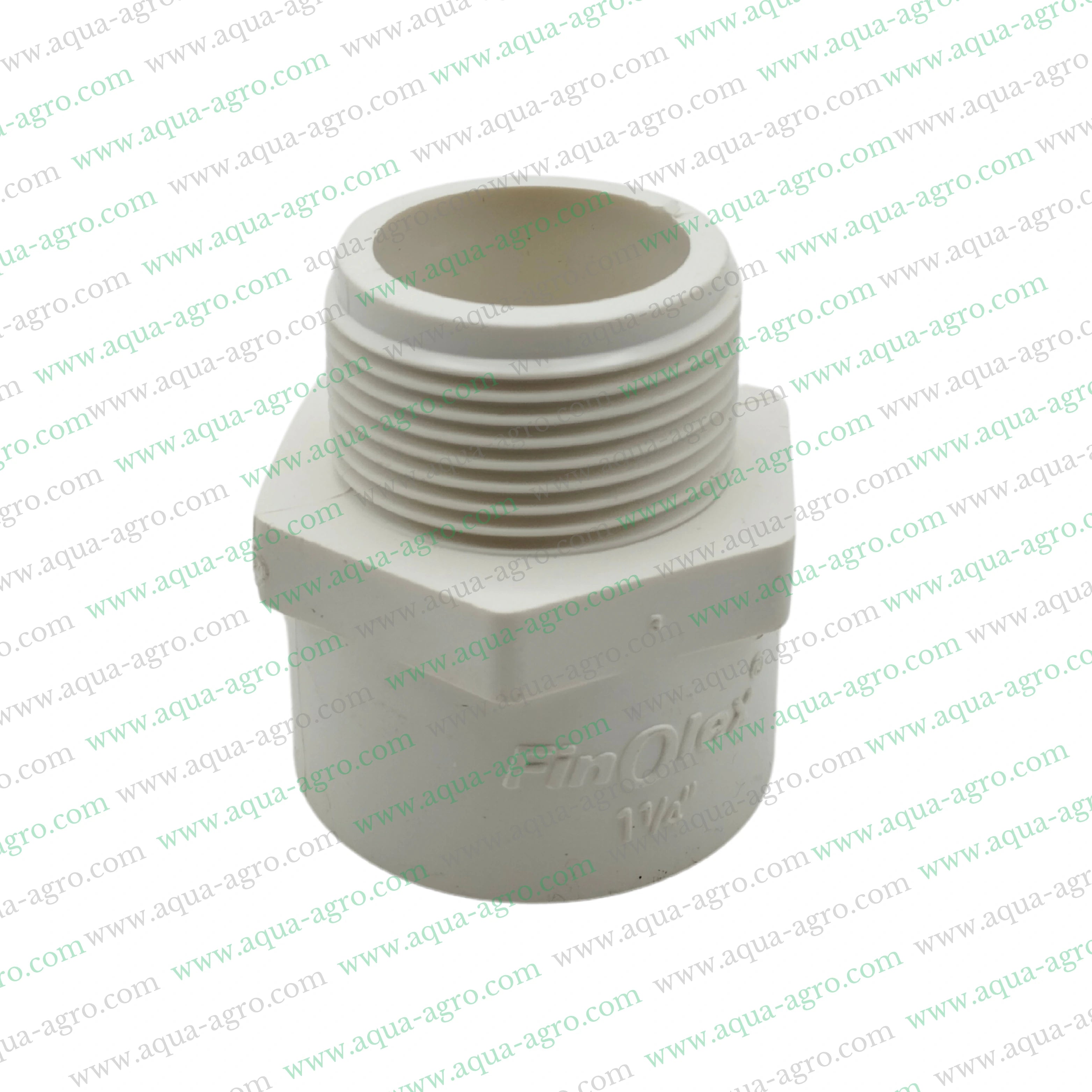 FINOLEX - Upvc - Pipe & Accessories - Fittings - 1.25 inch (32mm) - MTA - Male Threaded Adaptor - MAPT - SCH-80