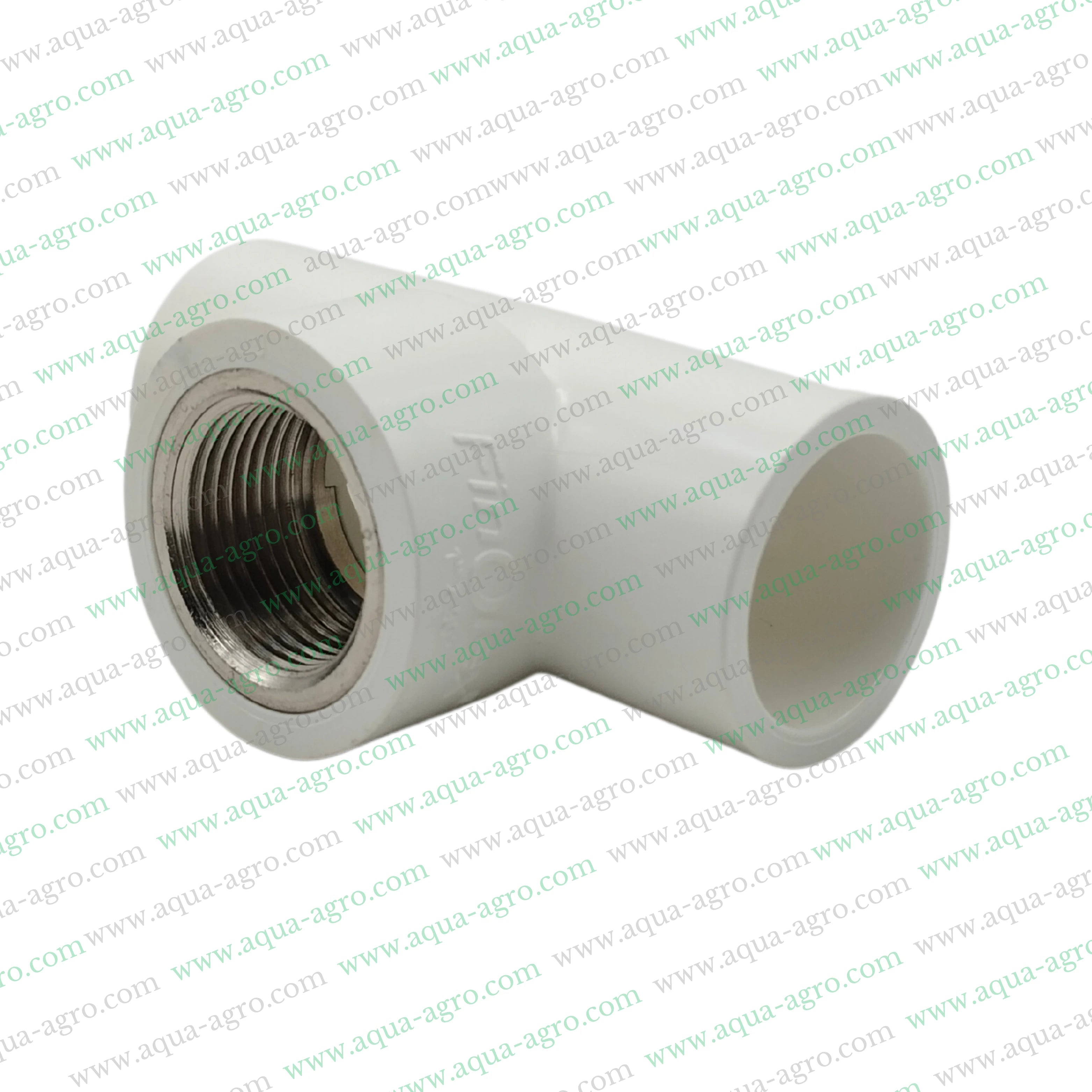 FINOLEX - Upvc - Pipe & Accessories - Fittings - 1 inch (25mm) - Brass - Threaded - Equal - Tee - SCH-80