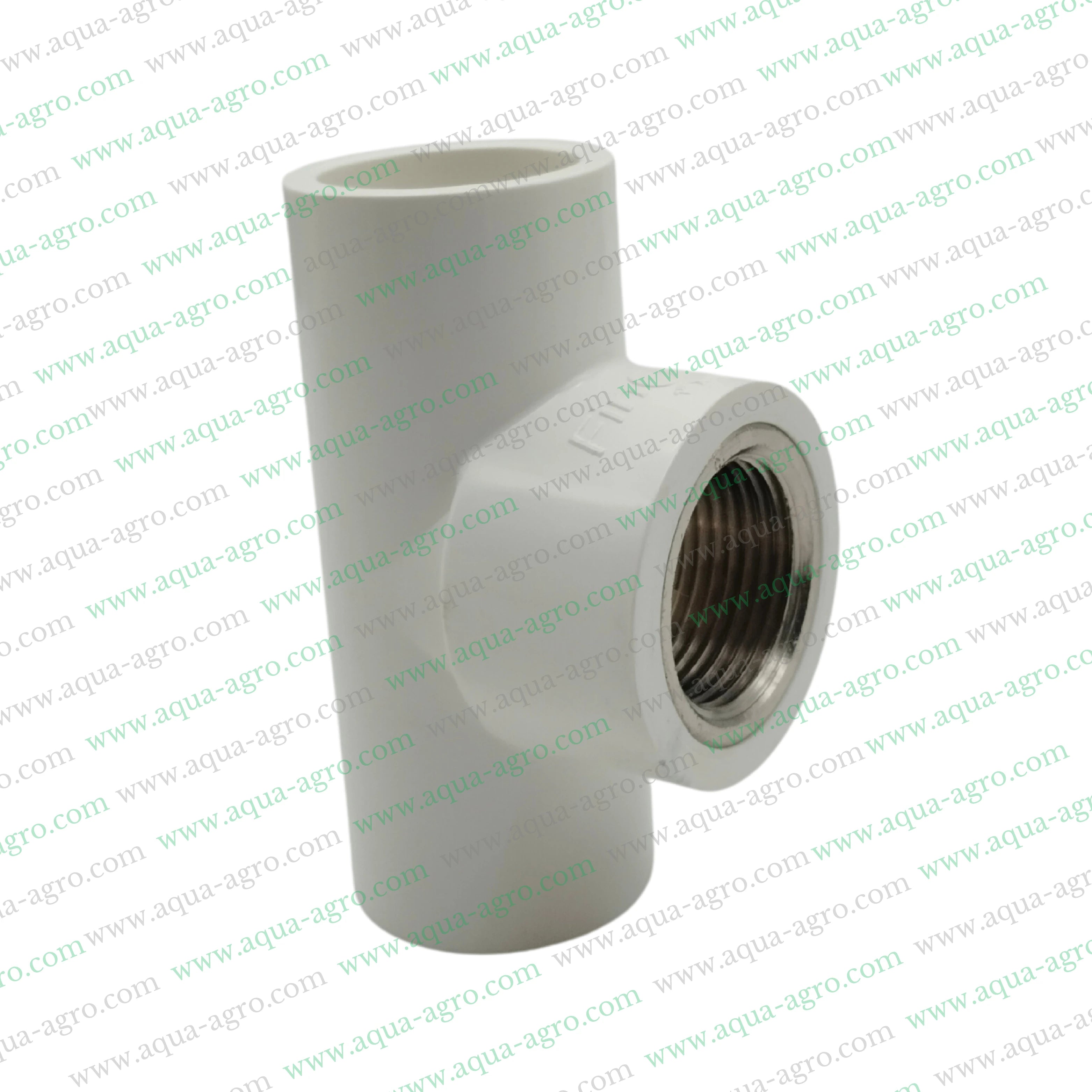 FINOLEX - Upvc - Pipe & Accessories - Fittings - 1 inch (25mm) - Brass - Threaded - Equal - Tee - SCH-80