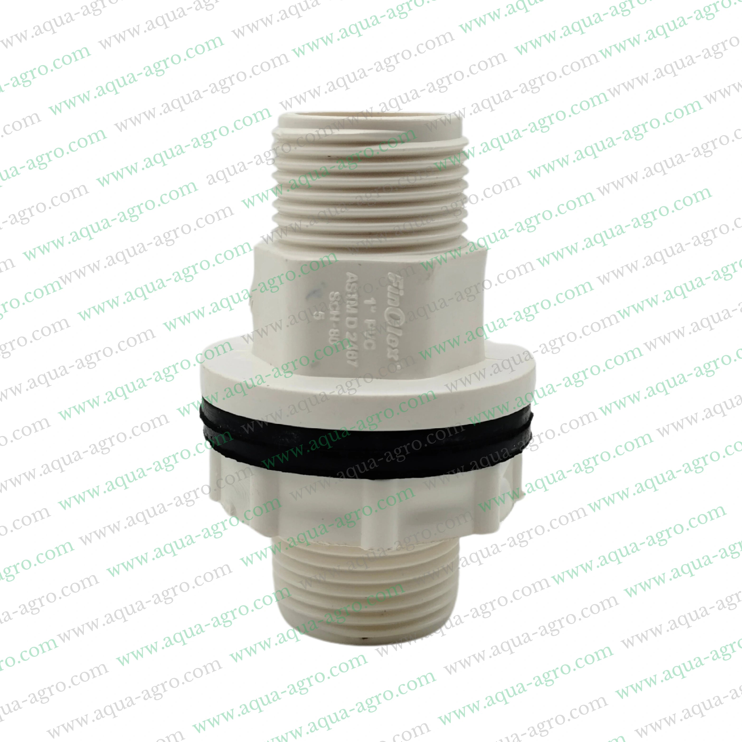 Finolex UPVC tank nipple 1 inch threaded,UPVC SCH 80 tank nipple 25mm,1 inch UPVC MAPT tank nipple,Finolex 25mm threaded tank nipple SCH 80