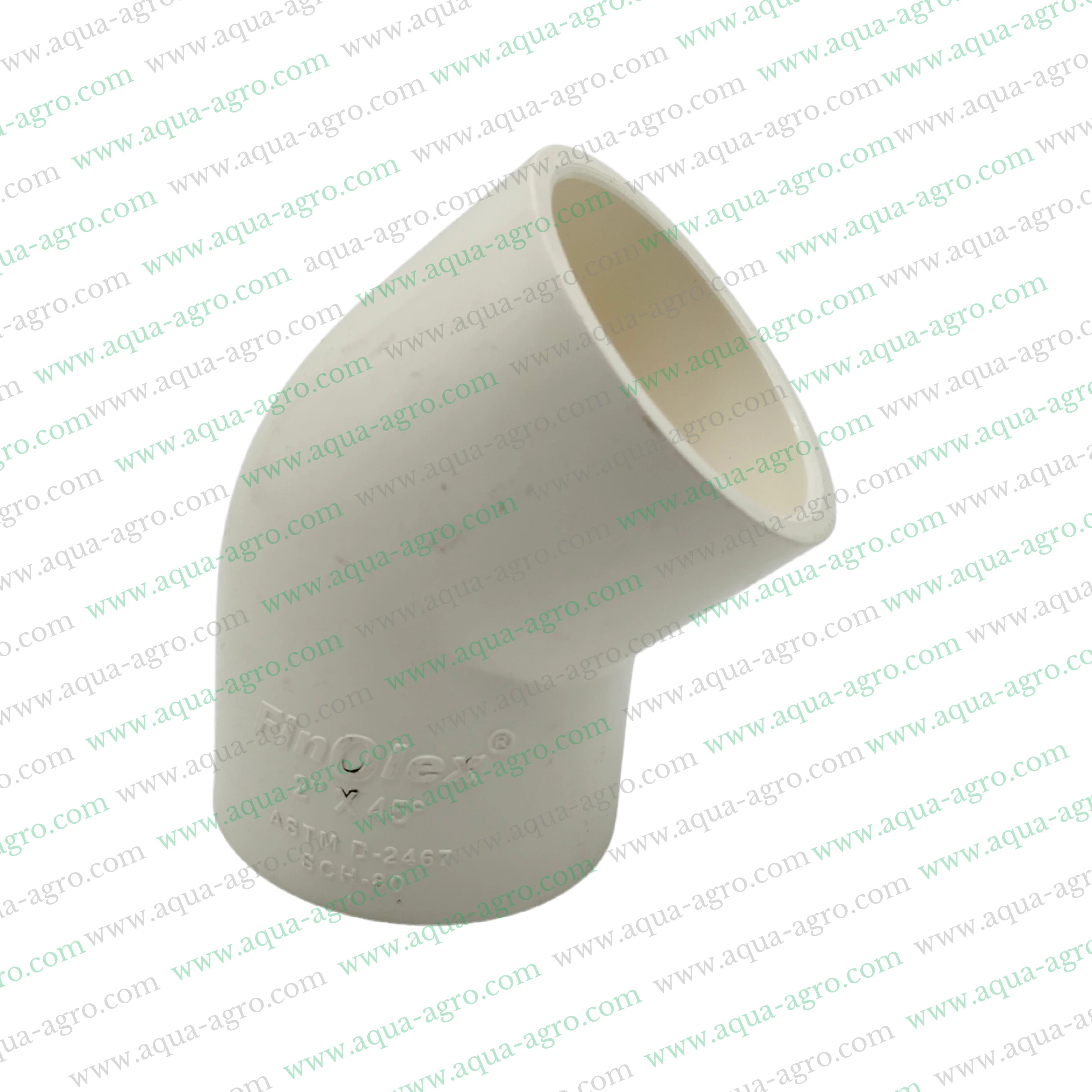 FINOLEX - Upvc - Pipe & Accessories - Fittings - 2 inch (50mm) - Shoe or 45 DEG Elbow - SCH-80