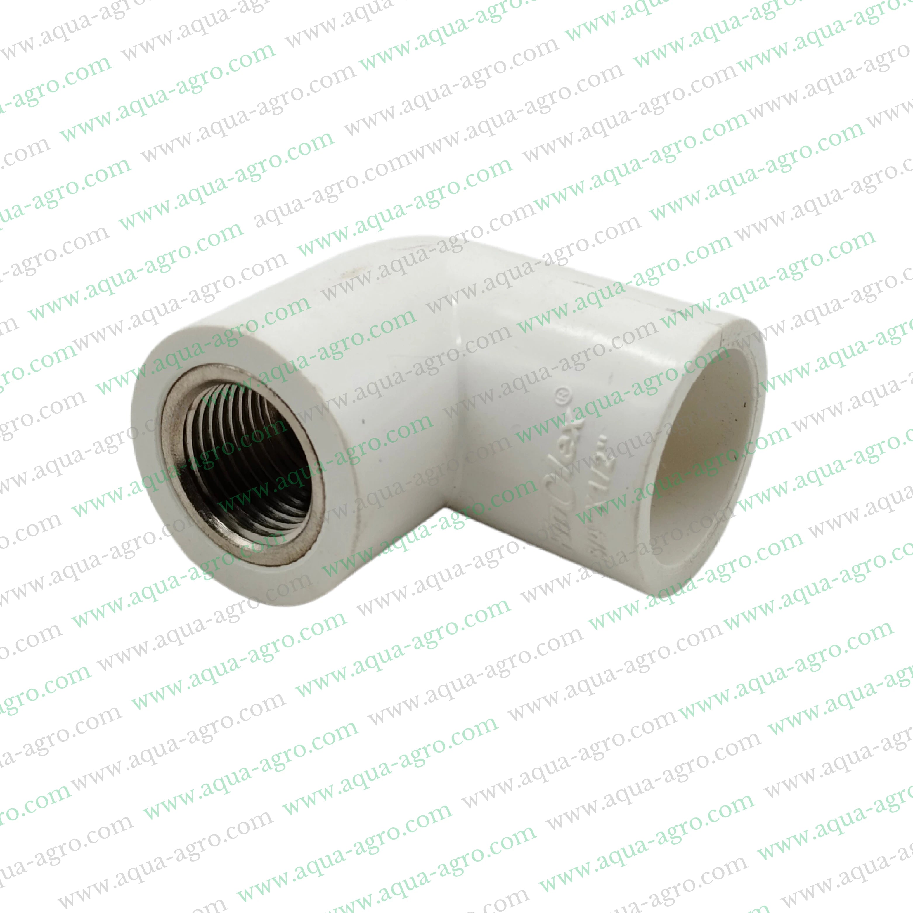Finolex UPVC brass threaded reducing elbow,UPVC reducing elbow 0.75 inch to 0.5 inch SCH 80,Brass threaded UPVC elbow 20mm x 15mm SCH 80,SCH 80 UPVC reducing elbow 0.75 inch x 0.5 inch