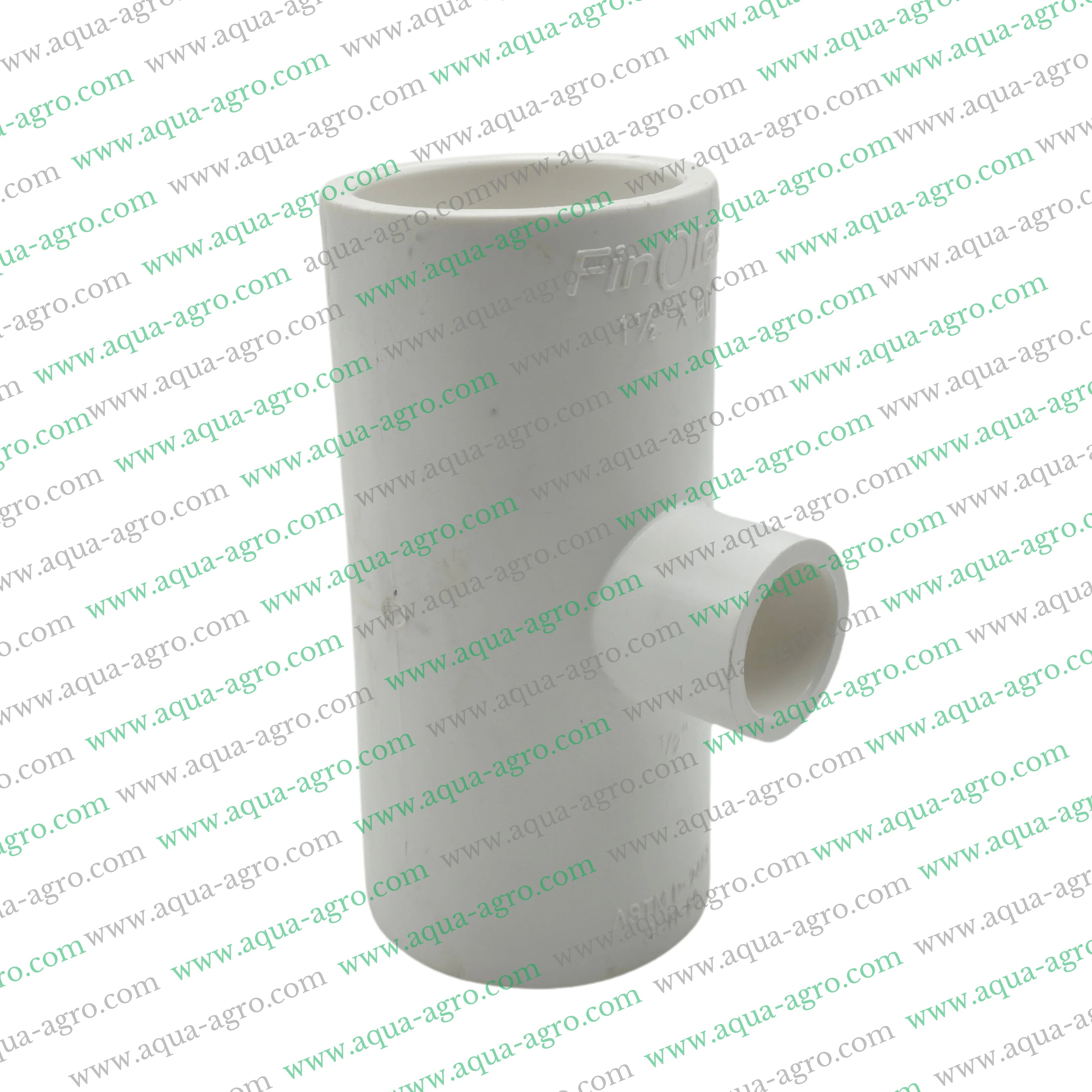 Finolex uPVC reducing tee 1.5 inch to 0.5 inch SCH 80,uPVC SCH 80 reducing tee 40mm x 15mm,1.5 inch x 0.5 inch uPVC pipe reducing tee SCH 80,Finolex SCH 80 uPVC pipe fittings reducing tee