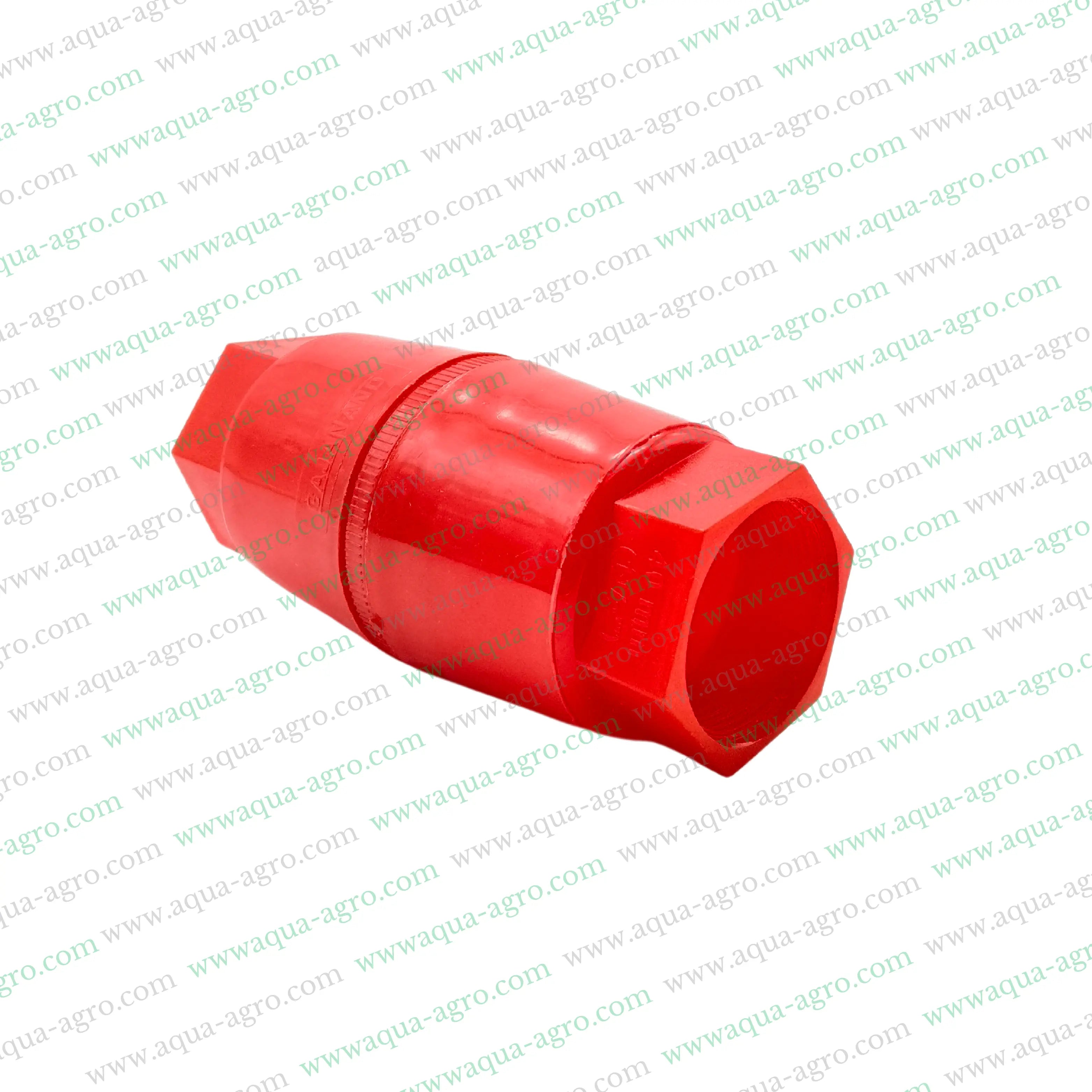 Non-return valve,Plastic non-return valve,1.5 inch non-return valve,50mm NRV valve,Spring-loaded valve,Threaded end valve,FXF fitting,Industrial non-return valve