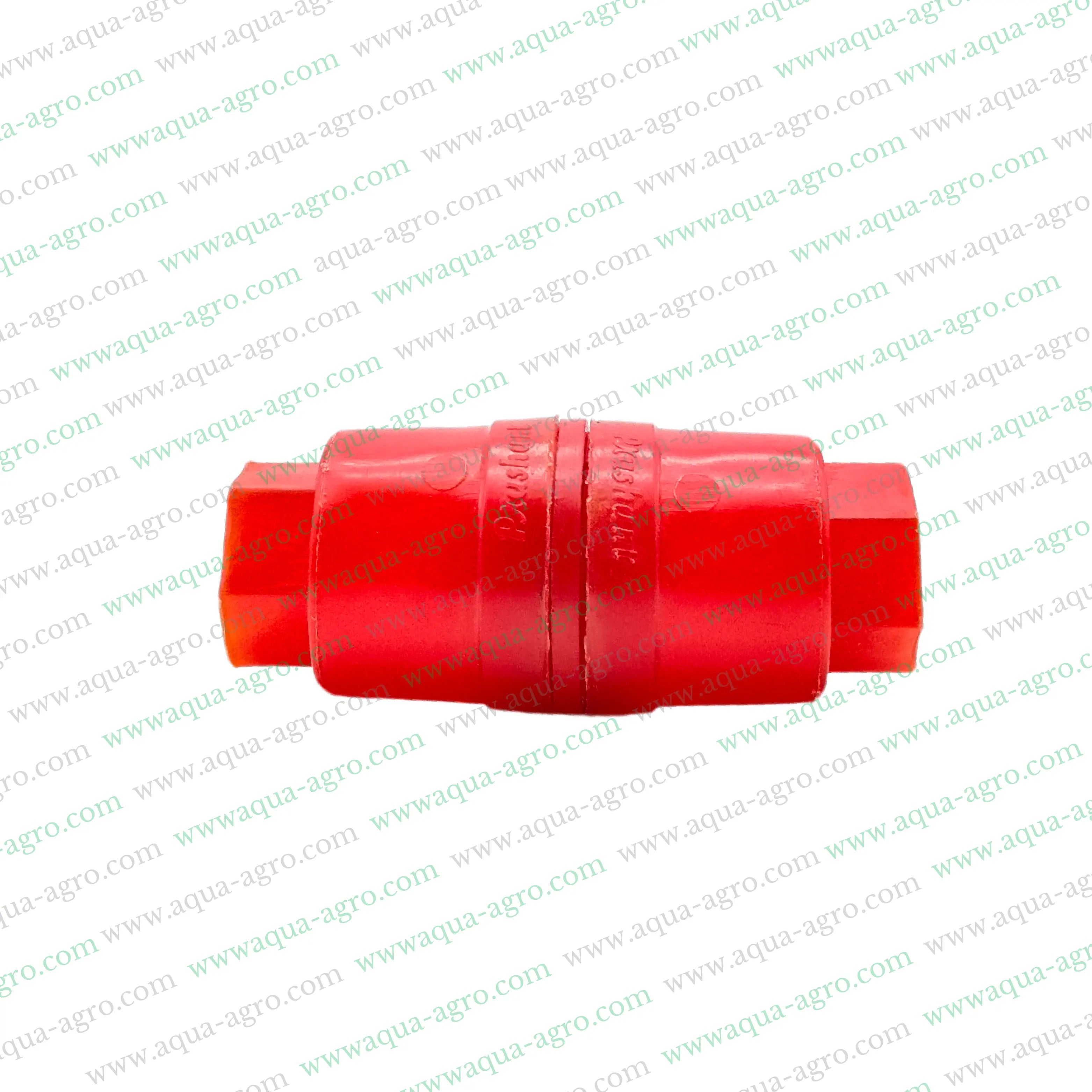Non-return valve,Plastic non-return valve,1.5 inch non-return valve,50mm NRV valve,Spring-loaded valve,Threaded end valve,FXF fitting,Industrial non-return valve