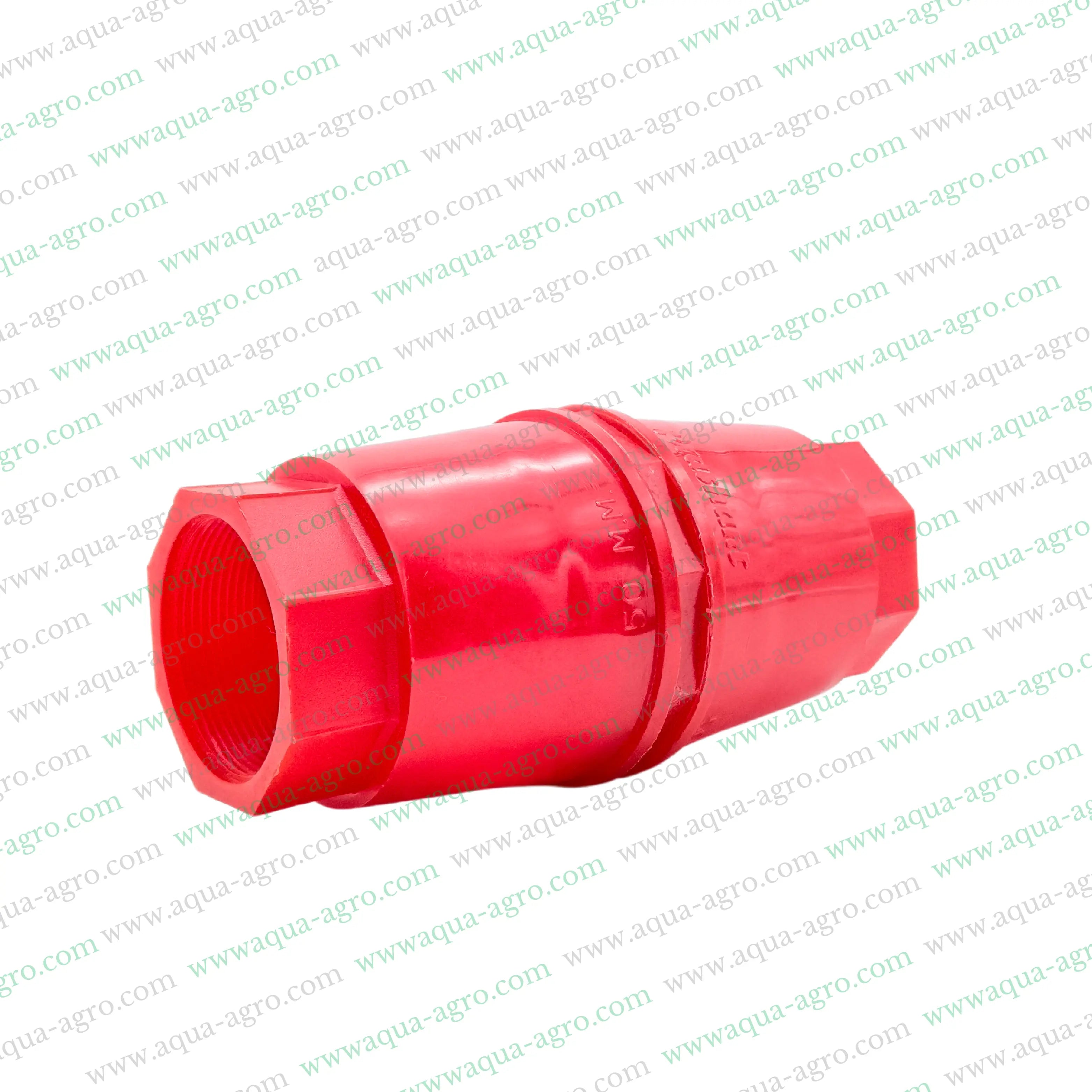Non-return valve,Plastic non-return valve,2 inch non-return valve,63mm NRV valve,Spring-loaded valve,Threaded end valve,FXF fitting,Industrial non-return valve