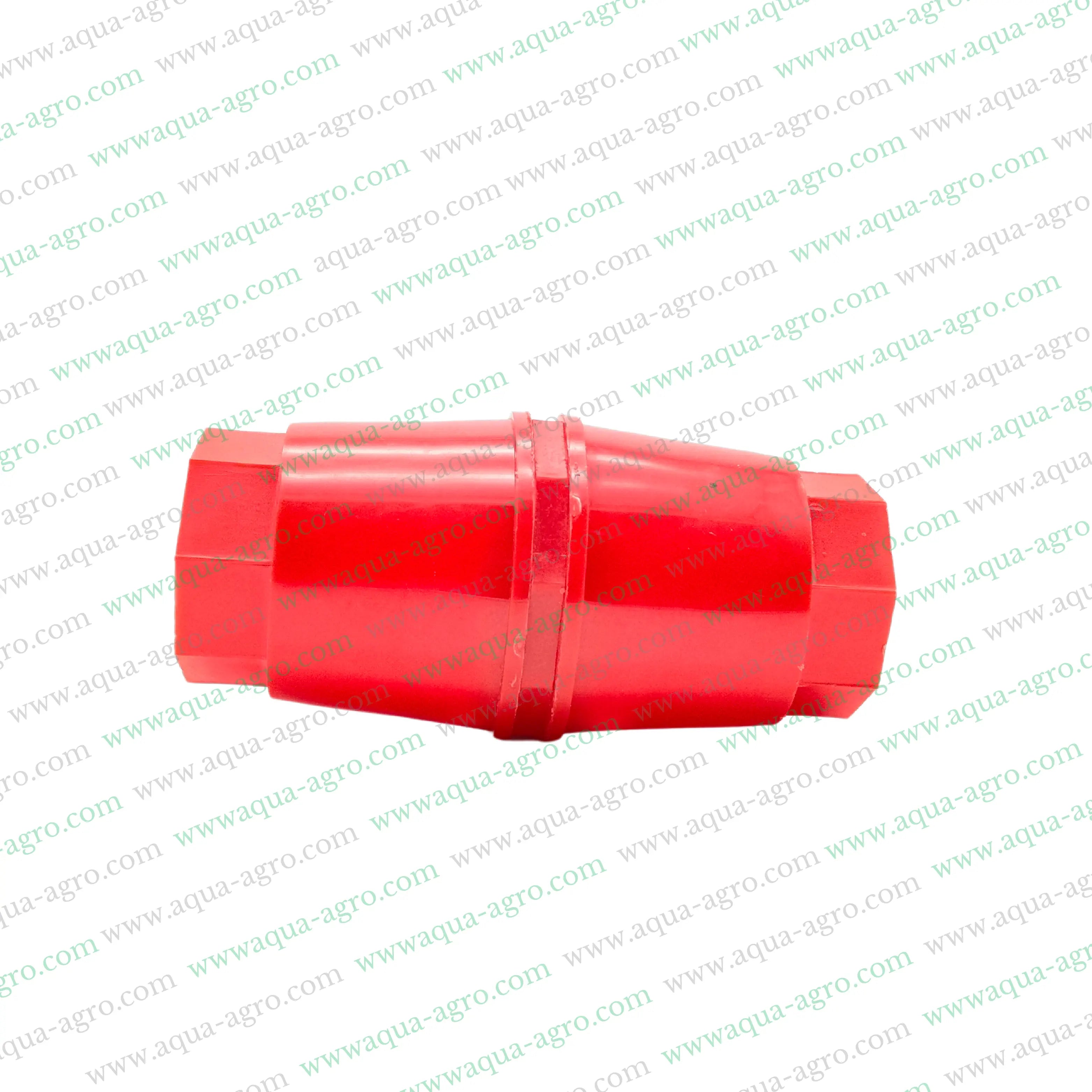 Non-return valve,Plastic non-return valve,2 inch non-return valve,63mm NRV valve,Spring-loaded valve,Threaded end valve,FXF fitting,Industrial non-return valve