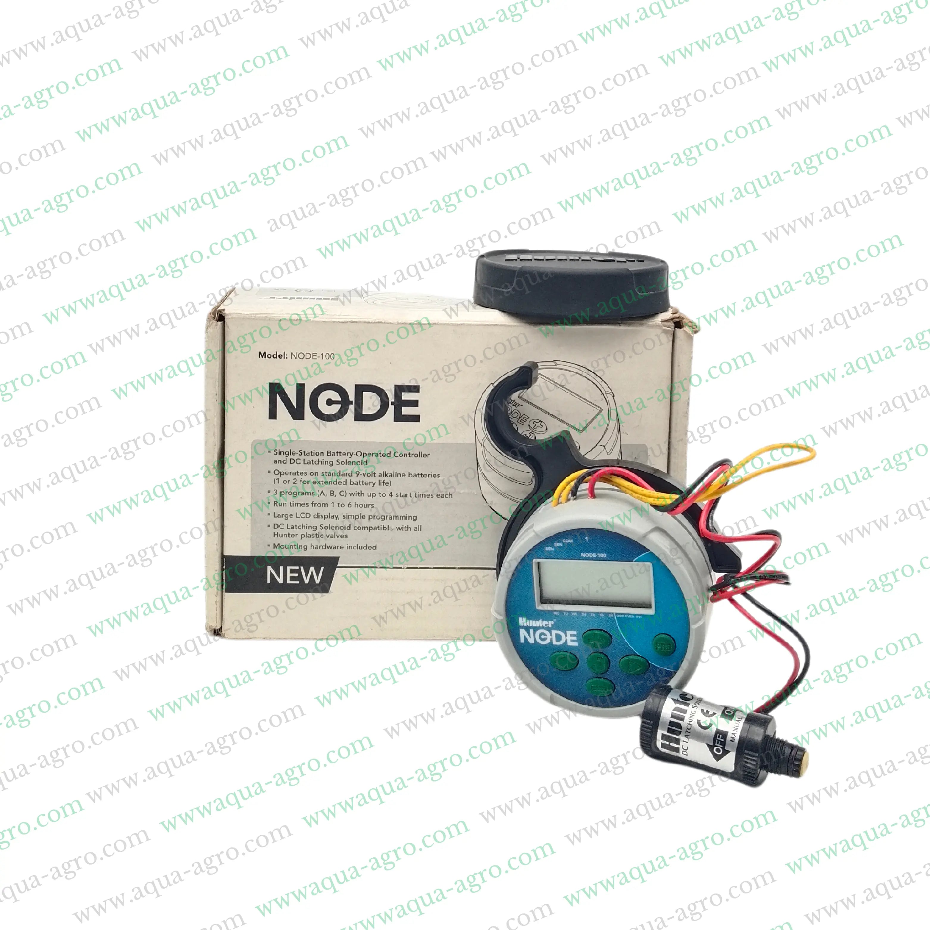 Hunter Irrigation Controller,Irrigation Automation System,Node 100 Controller,9V DC Latching Coil Controller,Automatic Garden Watering System,Irrigation System for Garden