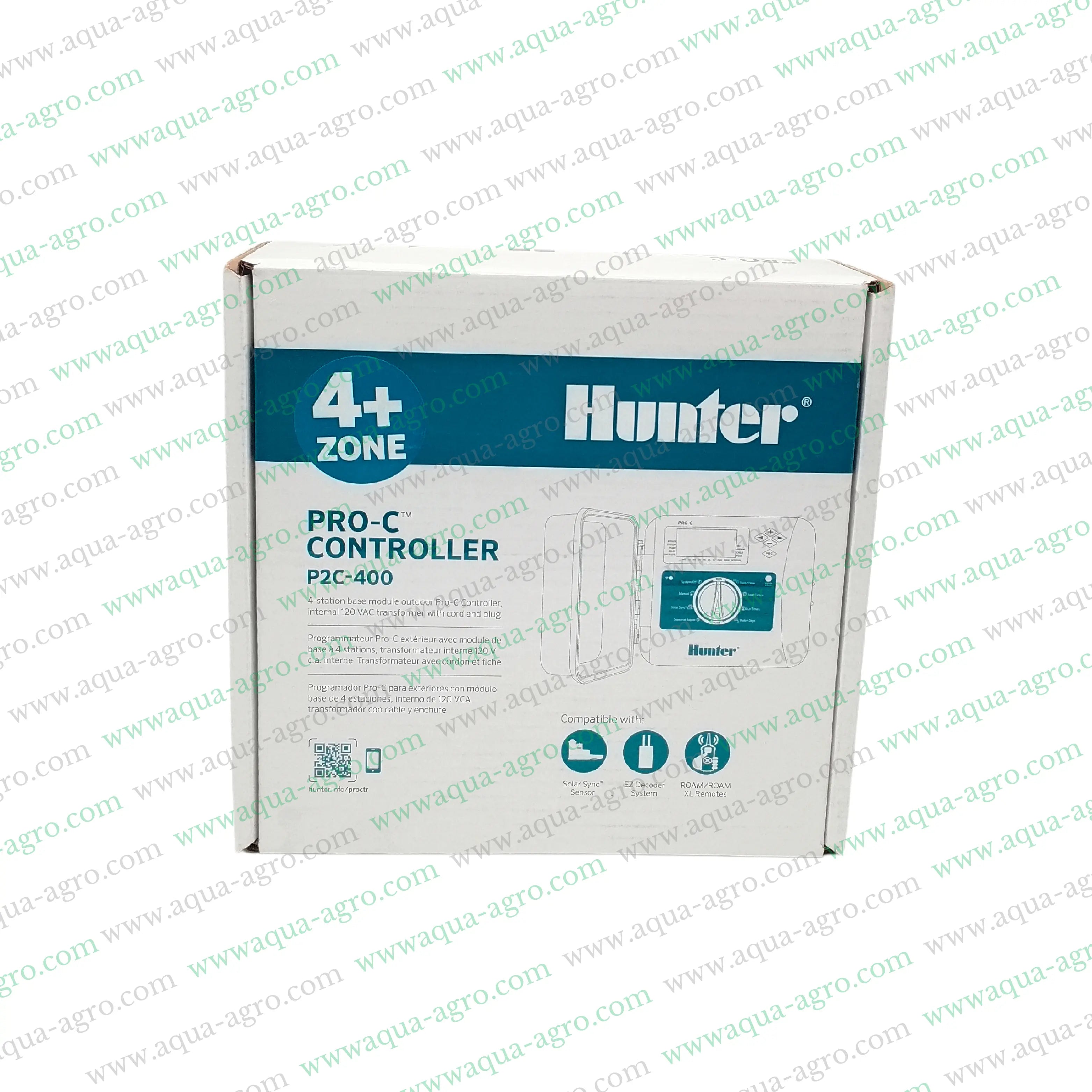 Hunter Irrigation Controller,Modular Irrigation Controller,P2C400 Pro C Series Controller,4 Station Irrigation System,24VAC Output Irrigation Controller,Automation Irrigation System