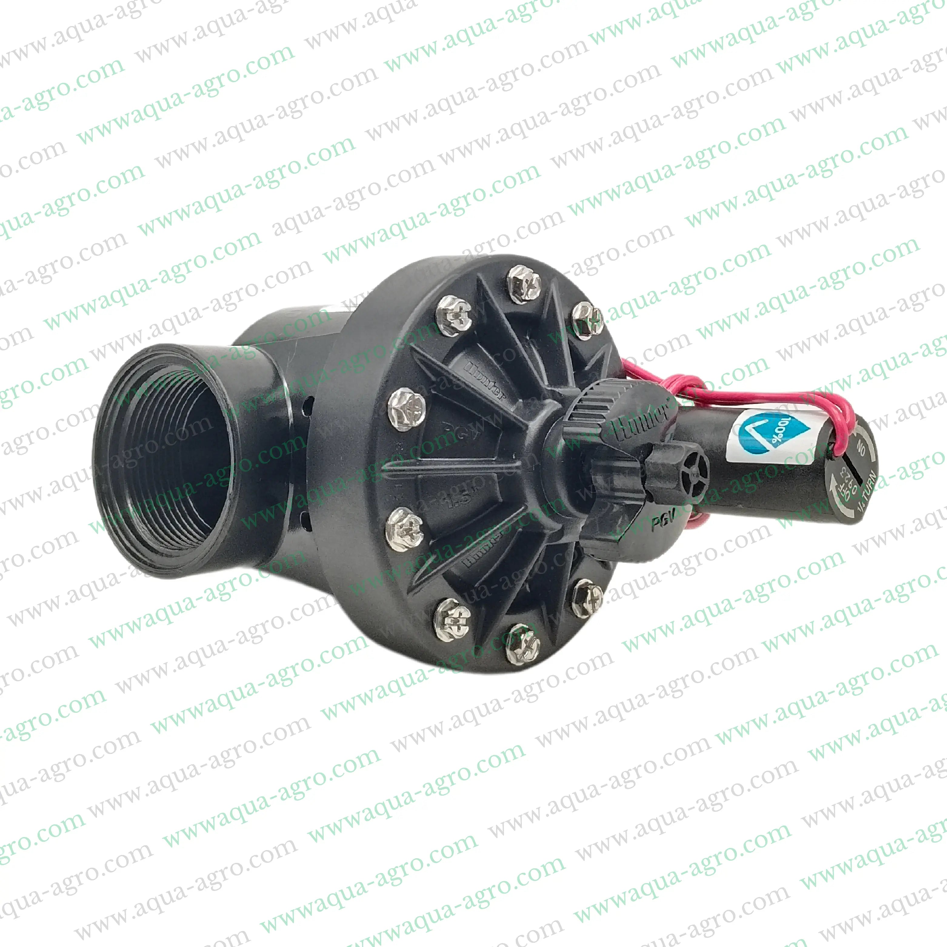 Hunter Irrigation,Solenoid Valve,PGV 151G B Valve,24 VAC Solenoid,50mm Valve,Automatic Irrigation System,Hunter PGV Series,Water Control Valve