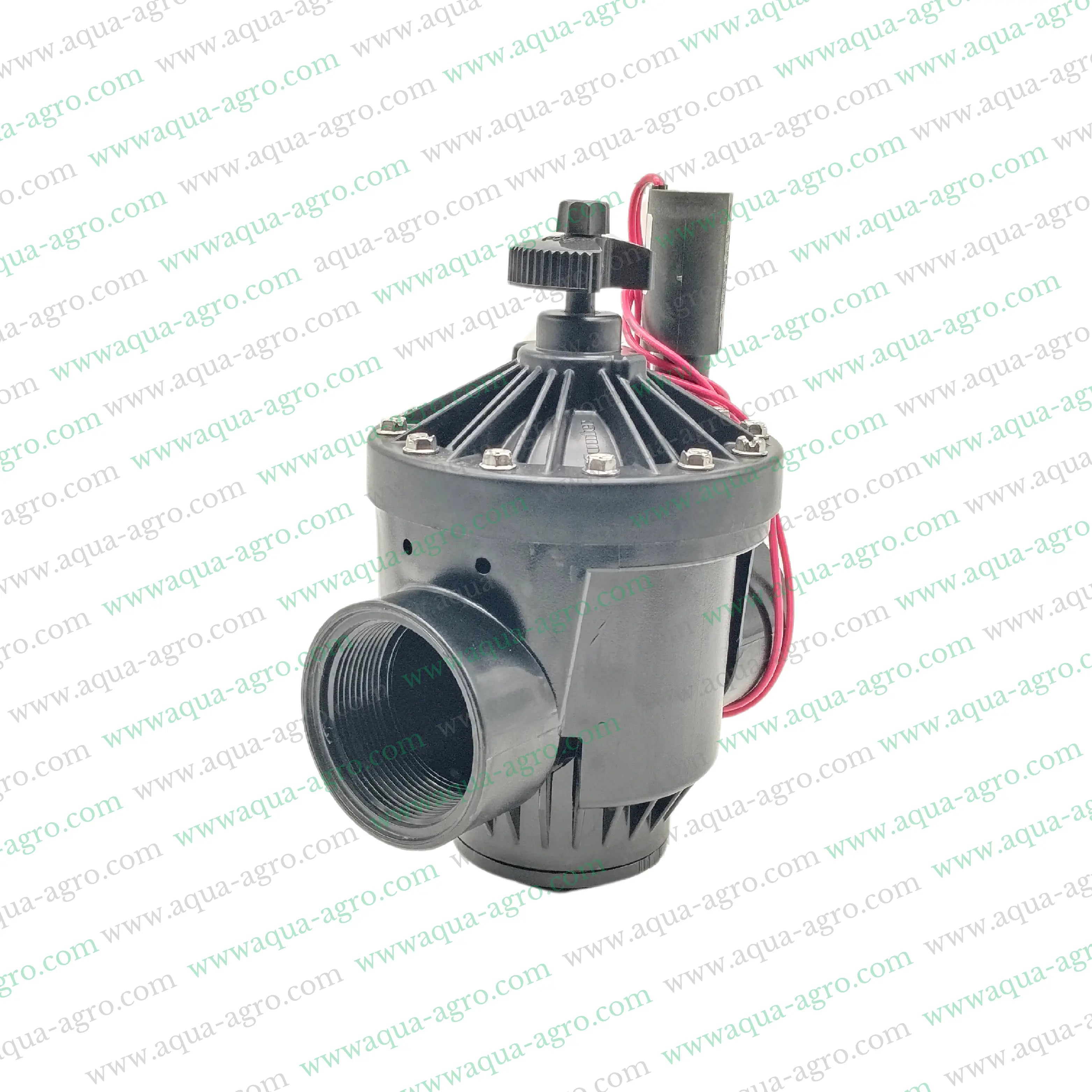 Hunter Irrigation,Automation Solenoid Valve,PGV 201G B 24 VAC,2 Inch Solenoid Valve,63mm Solenoid Valve,24 VAC Coil,Garden Irrigation Valve,Irrigation Control Valve