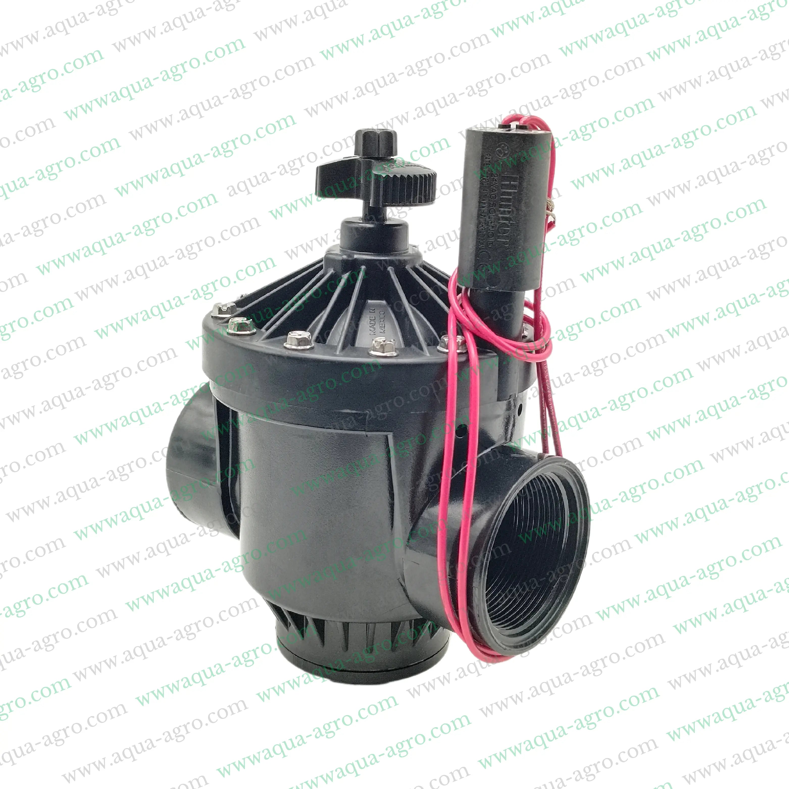 Hunter Irrigation,Automation Solenoid Valve,PGV 201G B 24 VAC,2 Inch Solenoid Valve,63mm Solenoid Valve,24 VAC Coil,Garden Irrigation Valve,Irrigation Control Valve