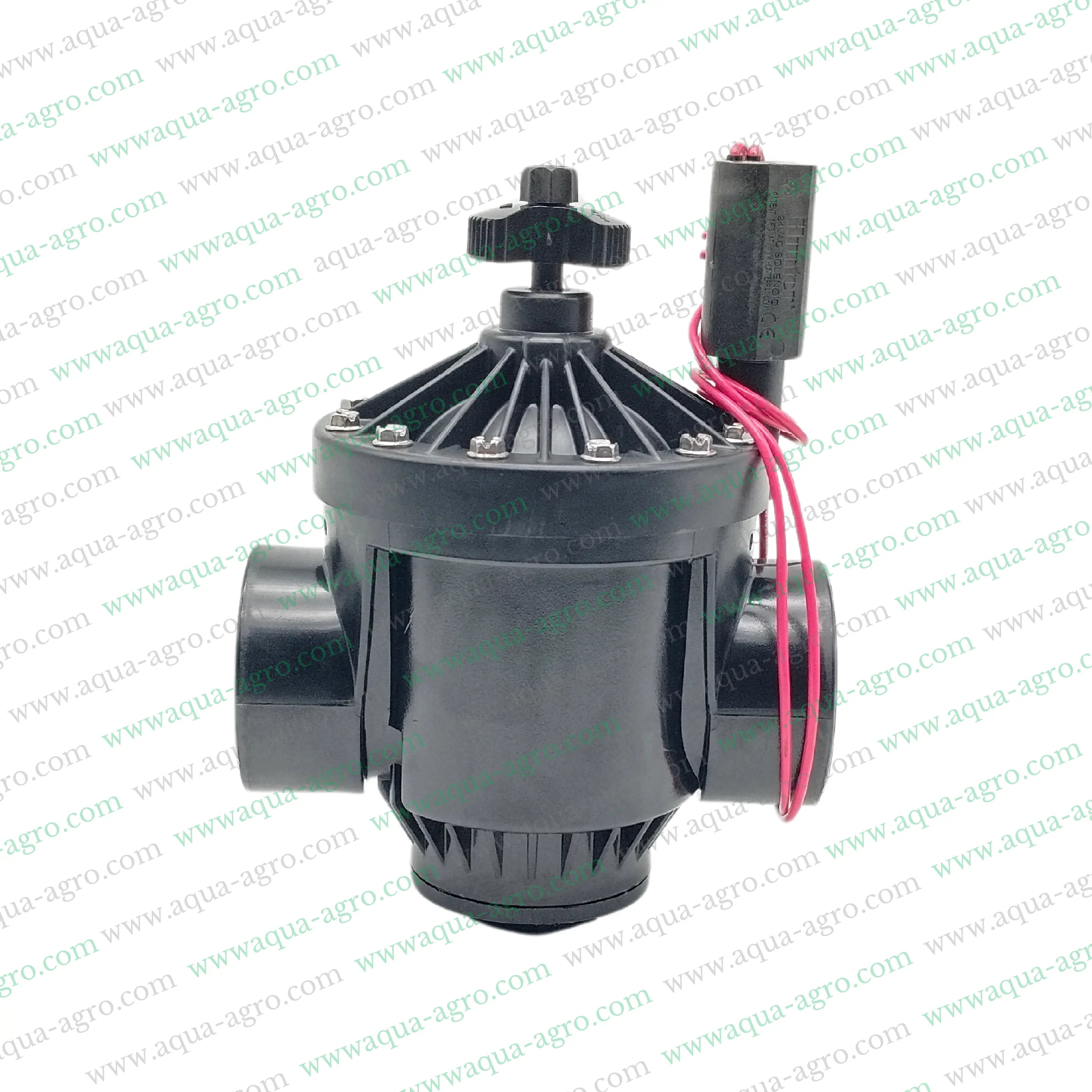 Hunter Irrigation,Automation Solenoid Valve,PGV 201G B 24 VAC,2 Inch Solenoid Valve,63mm Solenoid Valve,24 VAC Coil,Garden Irrigation Valve,Irrigation Control Valve