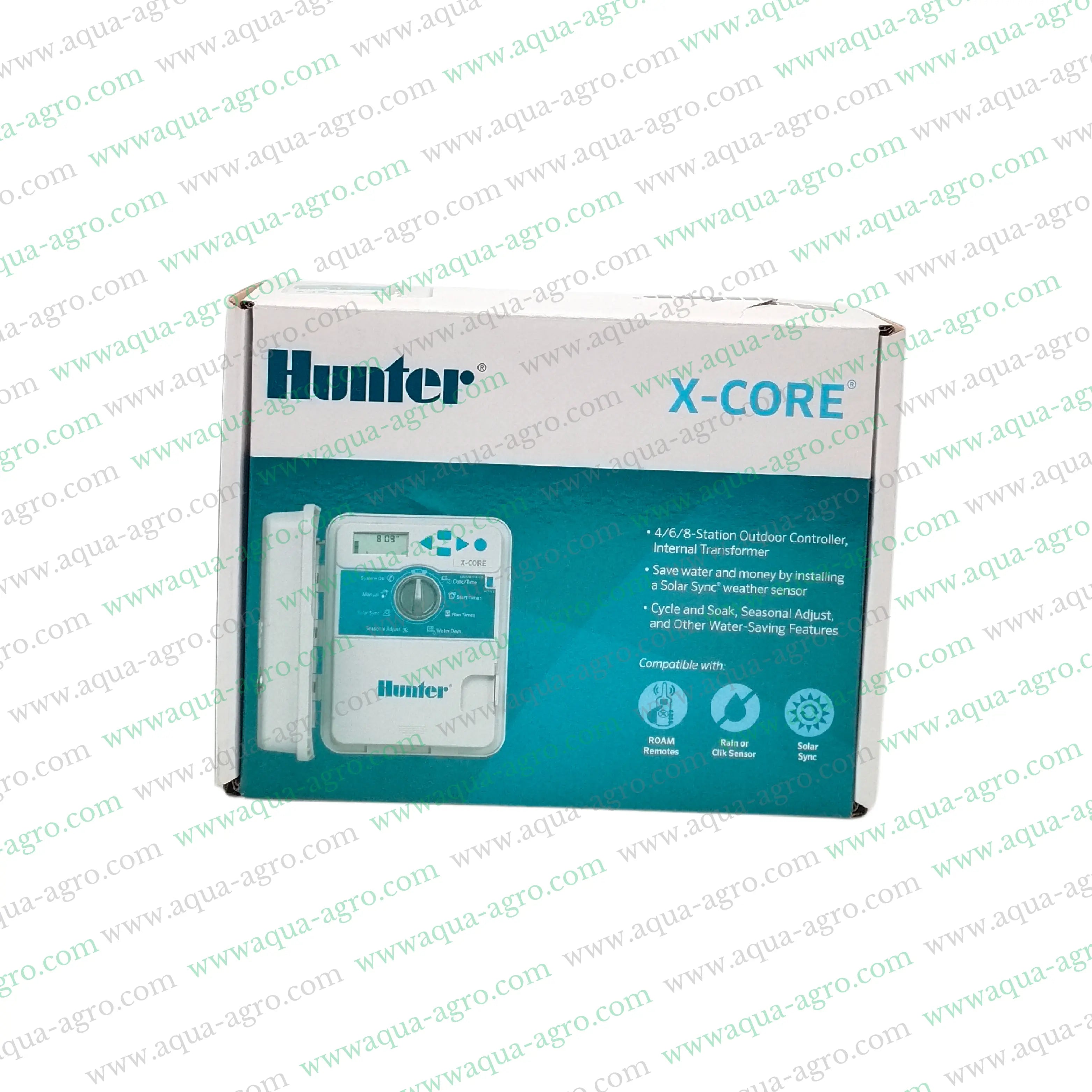 Hunter Irrigation Controller,XC-801-E Controller,Outdoor Irrigation Controller,24 VAC Irrigation Controller,Hunter XC-801-E Features,230V Irrigation Controller,8 Station Irrigation Controller