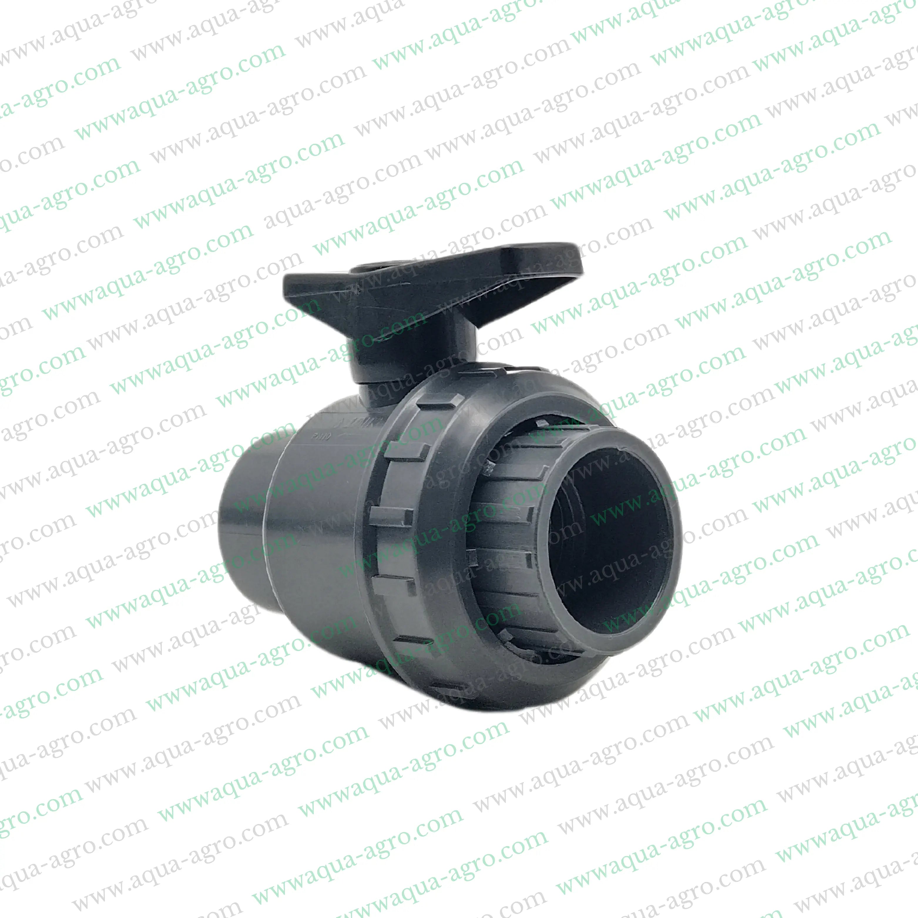 JAIN - Ball Valve - Plastic - Pvc - Single Union - 1.25 inch (40mm) - Plain End - Socket