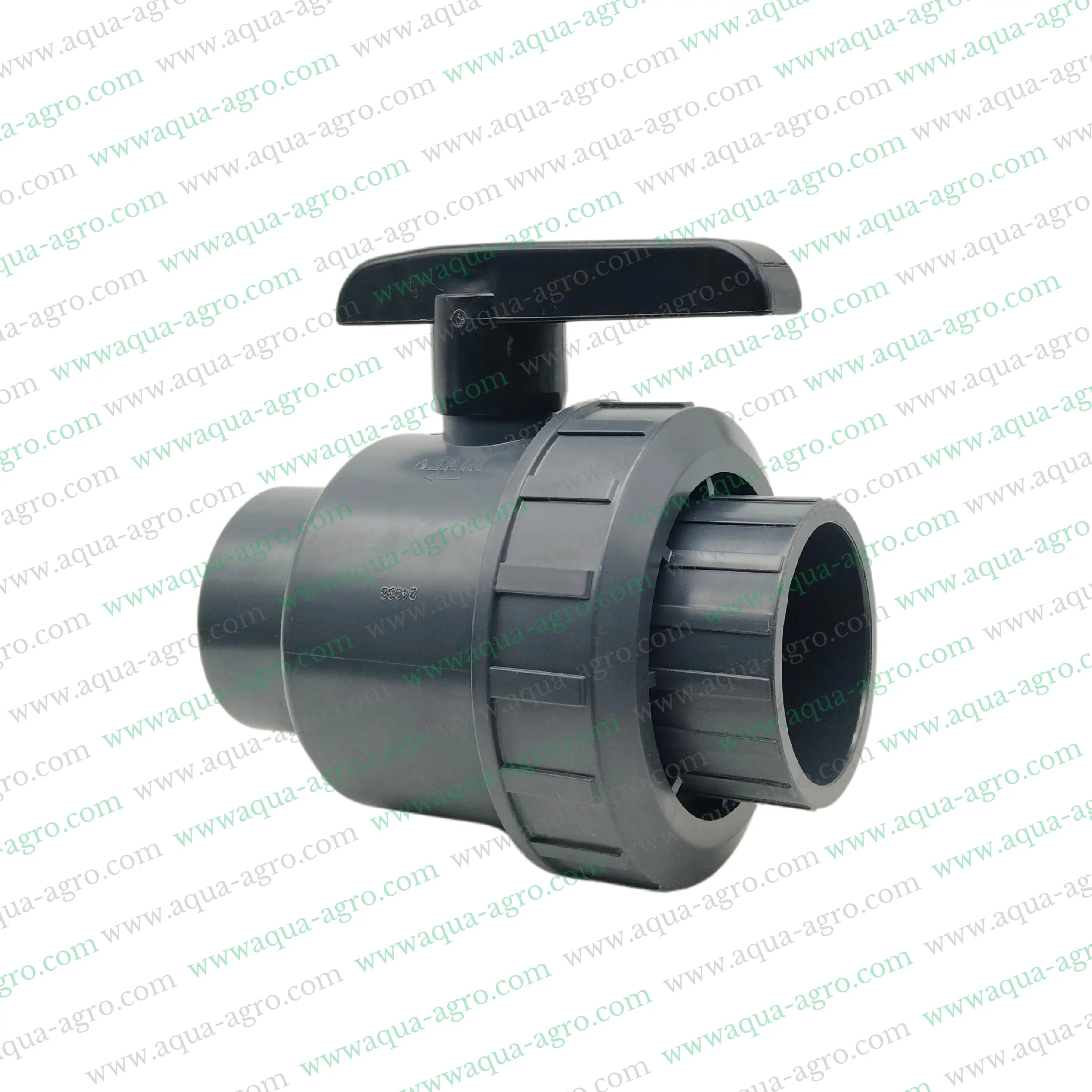 JAIN - Ball Valve - Plastic - Pvc - Single Union - 3 inch (90mm) - Plain End - Socket