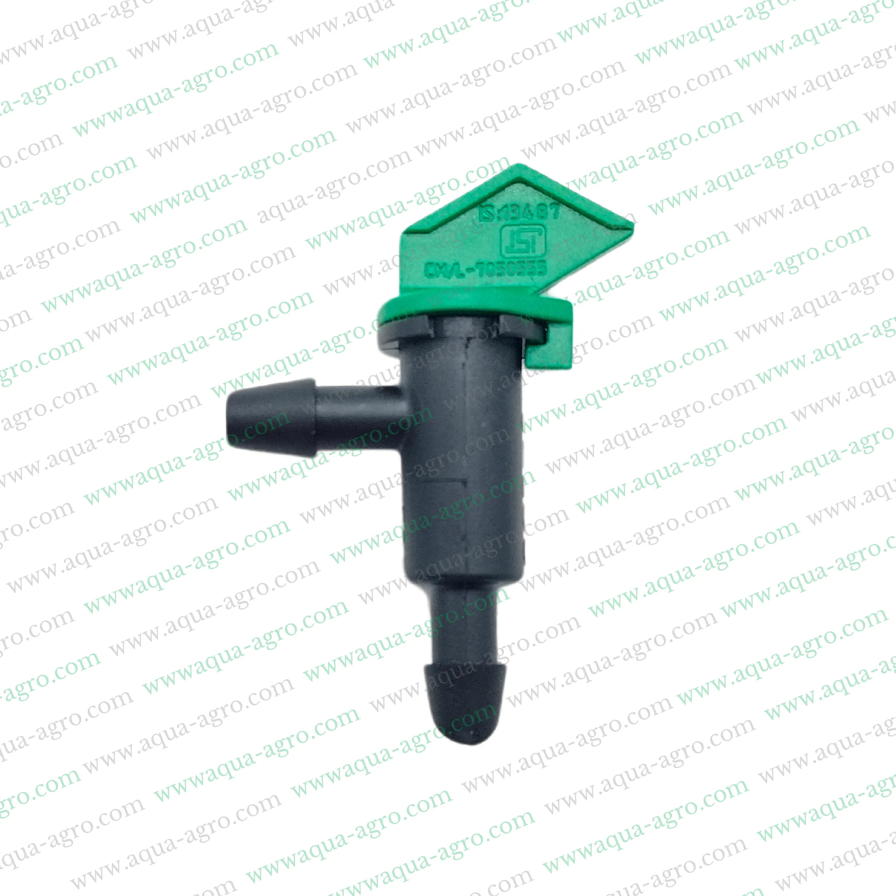 JAIN - Drip Emitter - Non-pc - 15 LPH - Openable Dripper - J-LOC - [ISI] - Barb outlet - Green colour