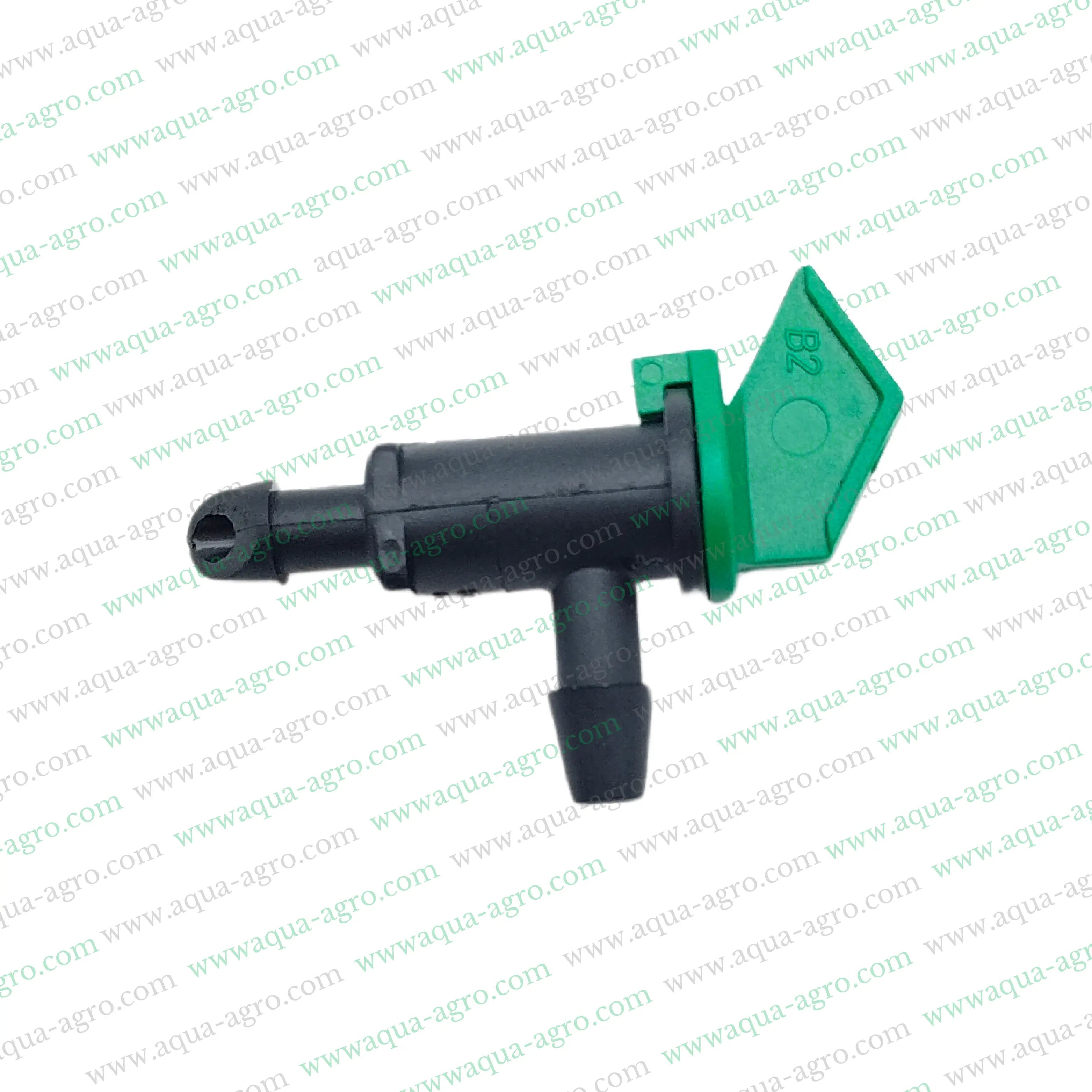 JAIN - Drip Emitter - Non-pc - 15 LPH - Openable Dripper - J-LOC - [ISI] - Barb outlet - Green colour