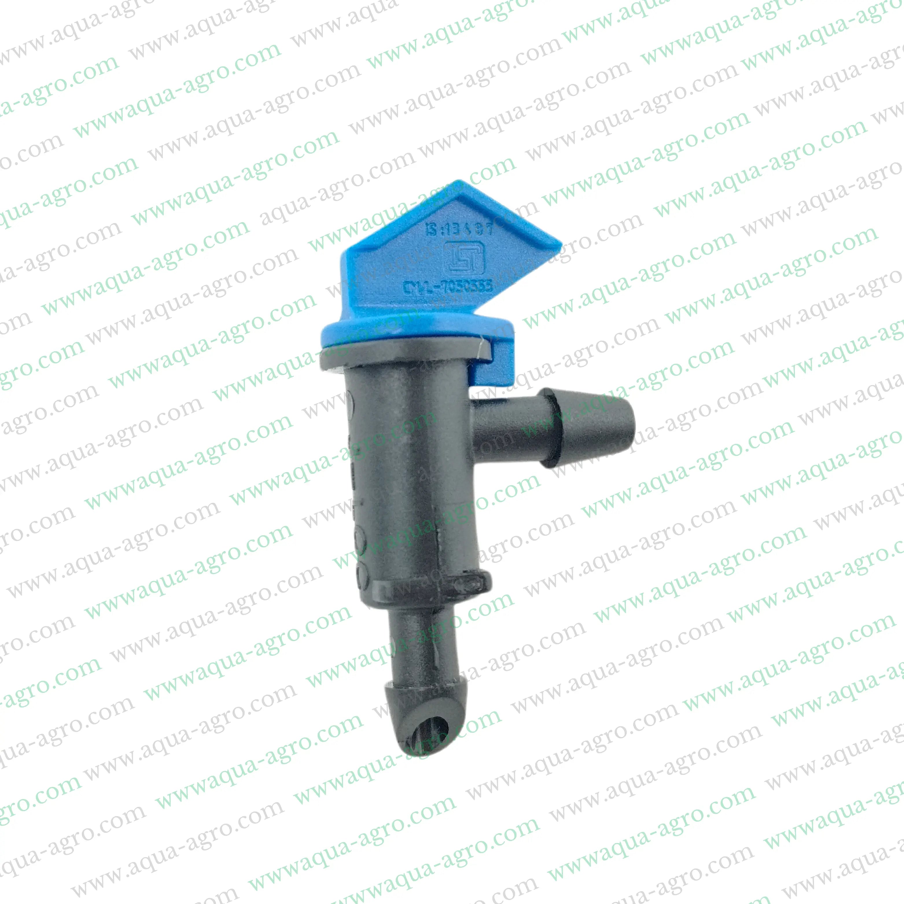 JAIN - Drip Emitter - Non-pc - 8 LPH - Openable Dripper - J-LOC - [ISI] - Barb outlet - Blue colour