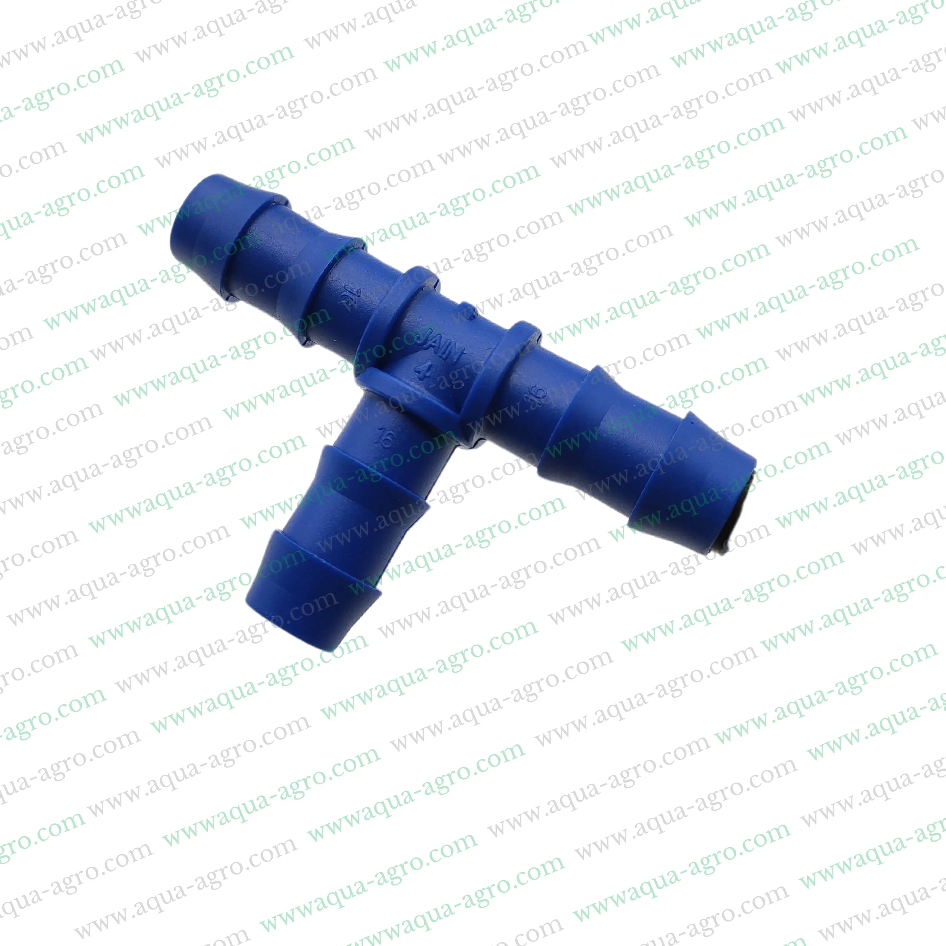 JAIN | Drip Fittings And Accessories - Barbed Fittings - Premium - Blue colour - Tee - 16mm