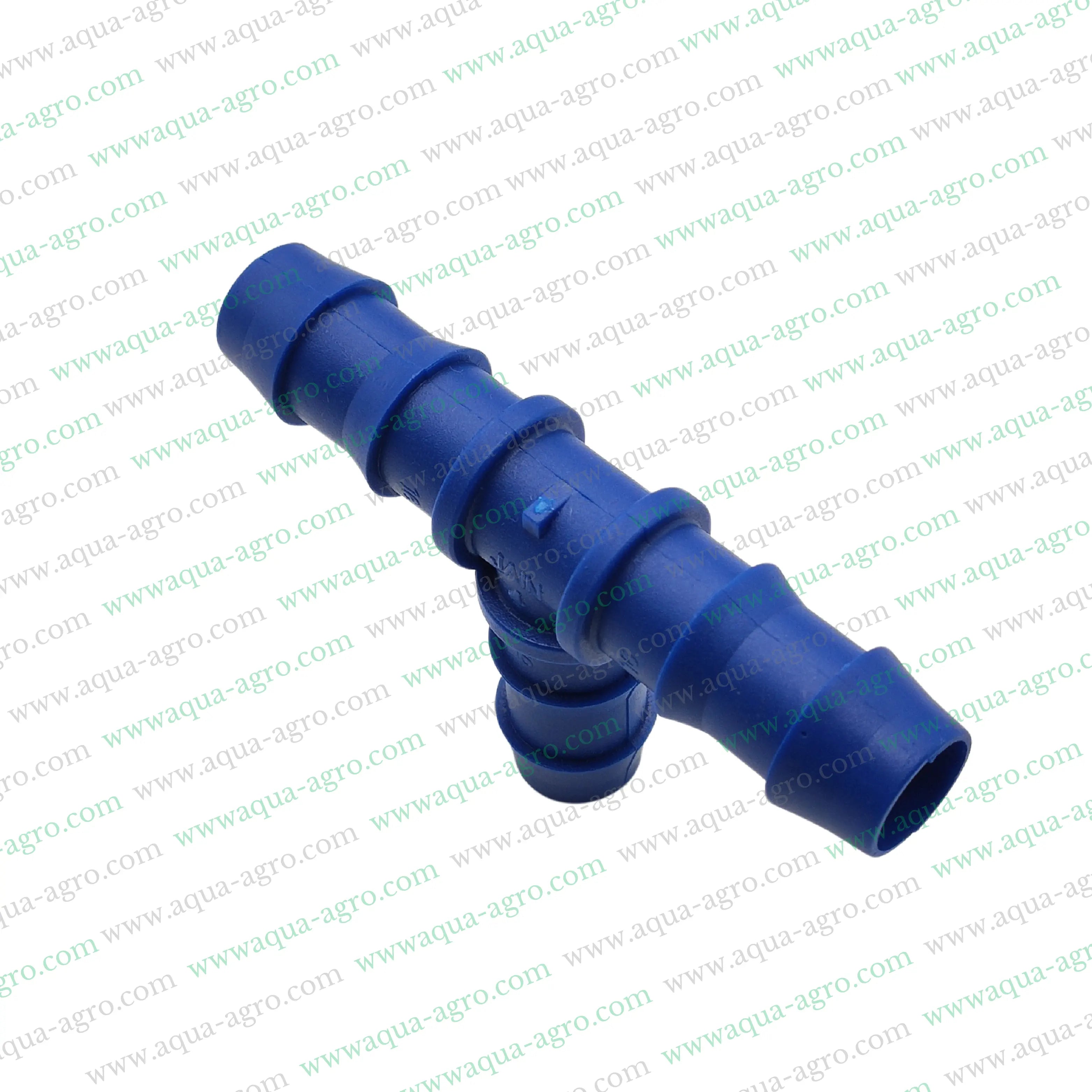 JAIN | Drip Fittings And Accessories - Barbed Fittings - Premium - Blue colour - Tee - 16mm