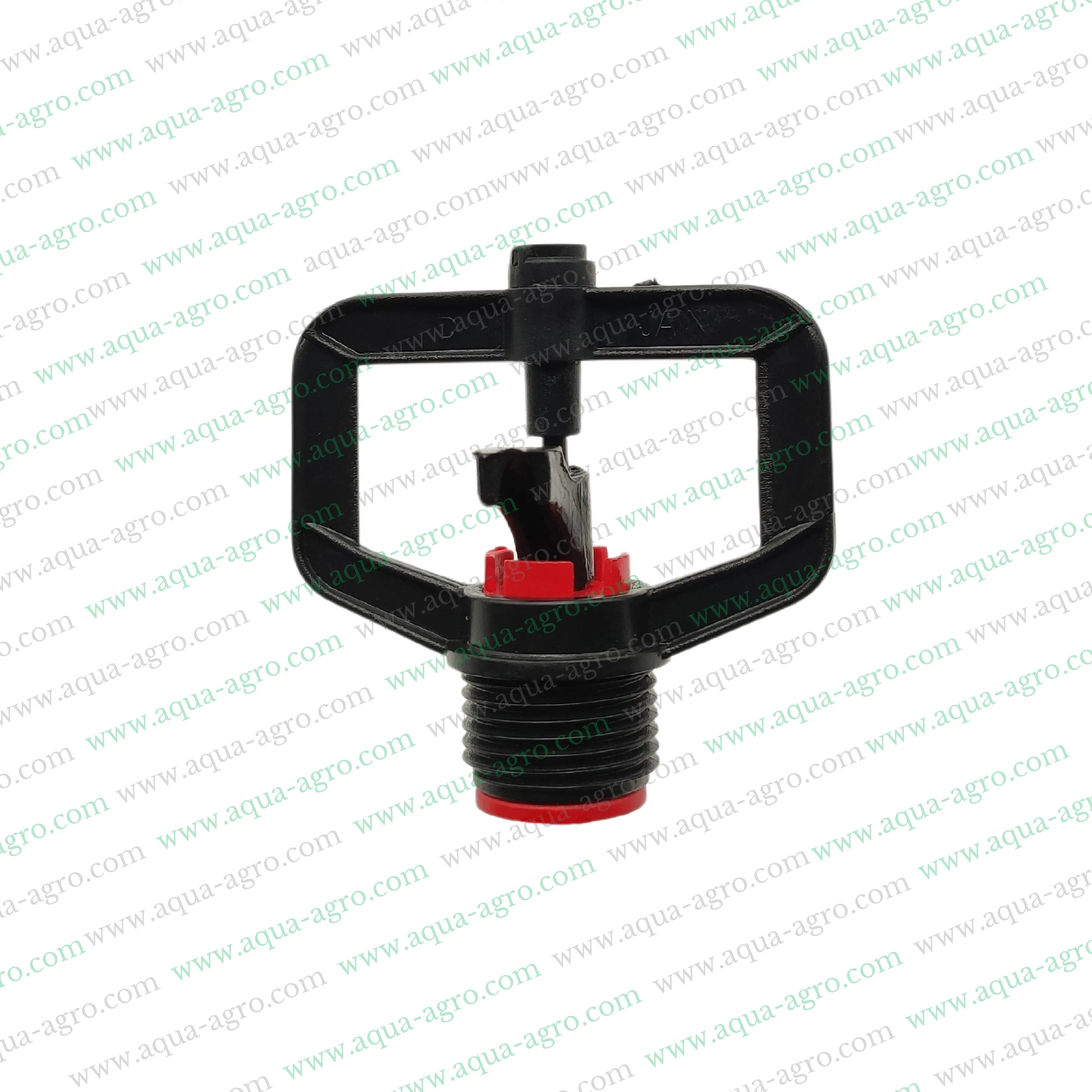 JAIN | Sprinkler - Micro Sprinkler - J-Mini - JMJ-RD - Red - 8-12 Feet Radius - 3/8 inch (M-THD) - Full circle