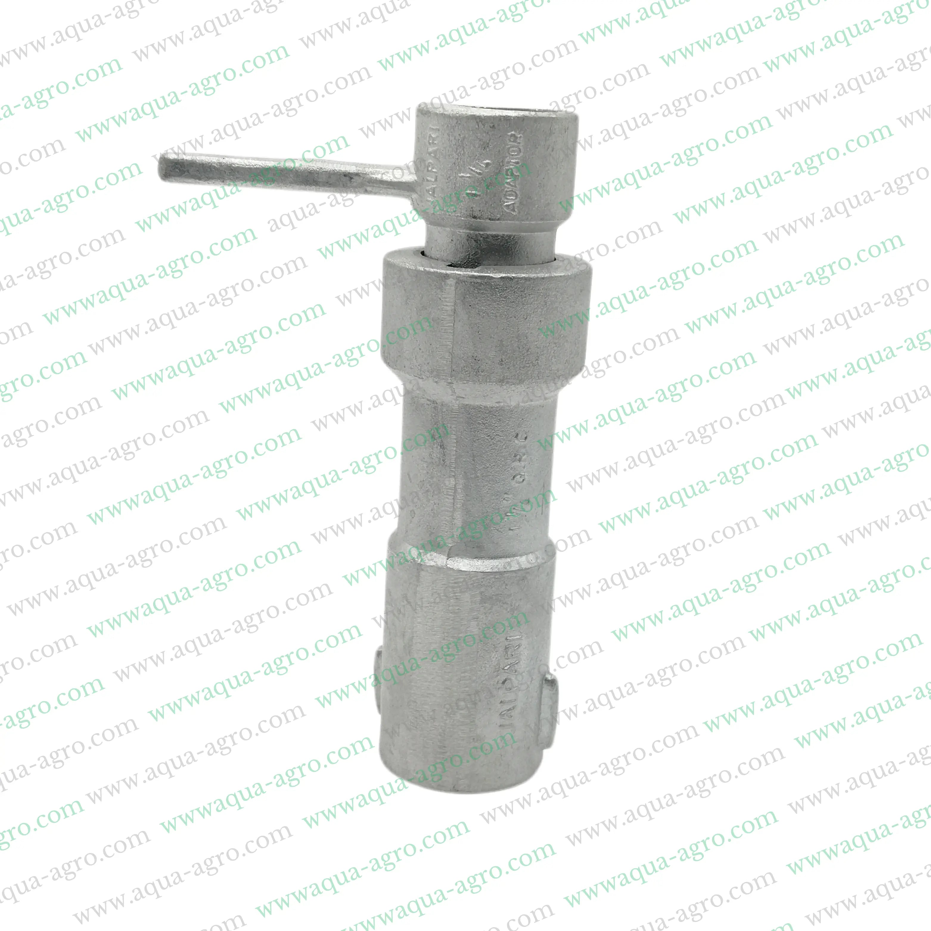 JALPARI - Quick Coupling Valve - (QRC Or QCV) - Metal - QCV - Set - 1.5 inch (50mm) (F-THD) - Inlet - Aluminium Bottom with Top Riser Key