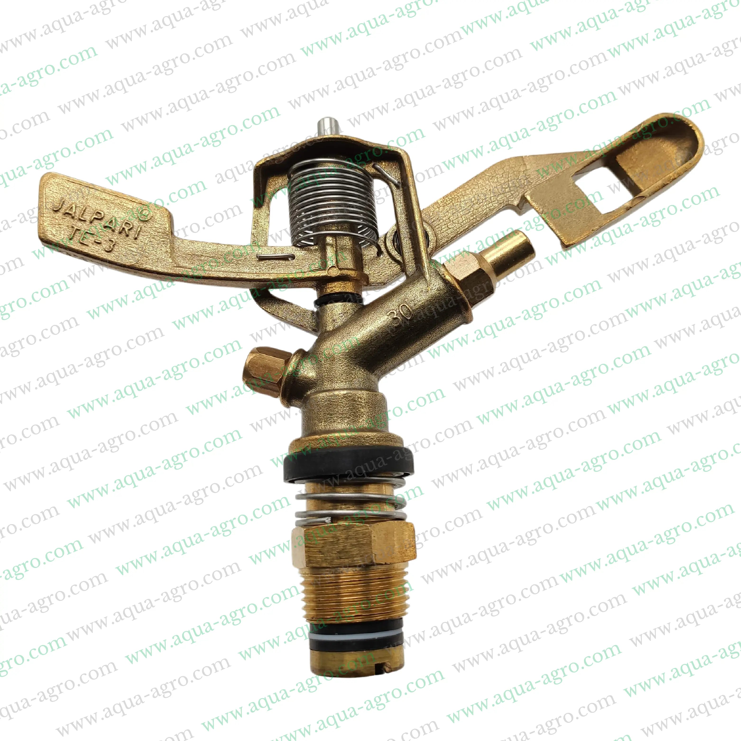 JALPARI | Sprinkler - Mini Sprinkler - Brass - Full circle (360 Deg) - 35-55 Feet Radius - 2270-2770 LPH - 0.75 inch (25mm) (M-THD) - TE-3