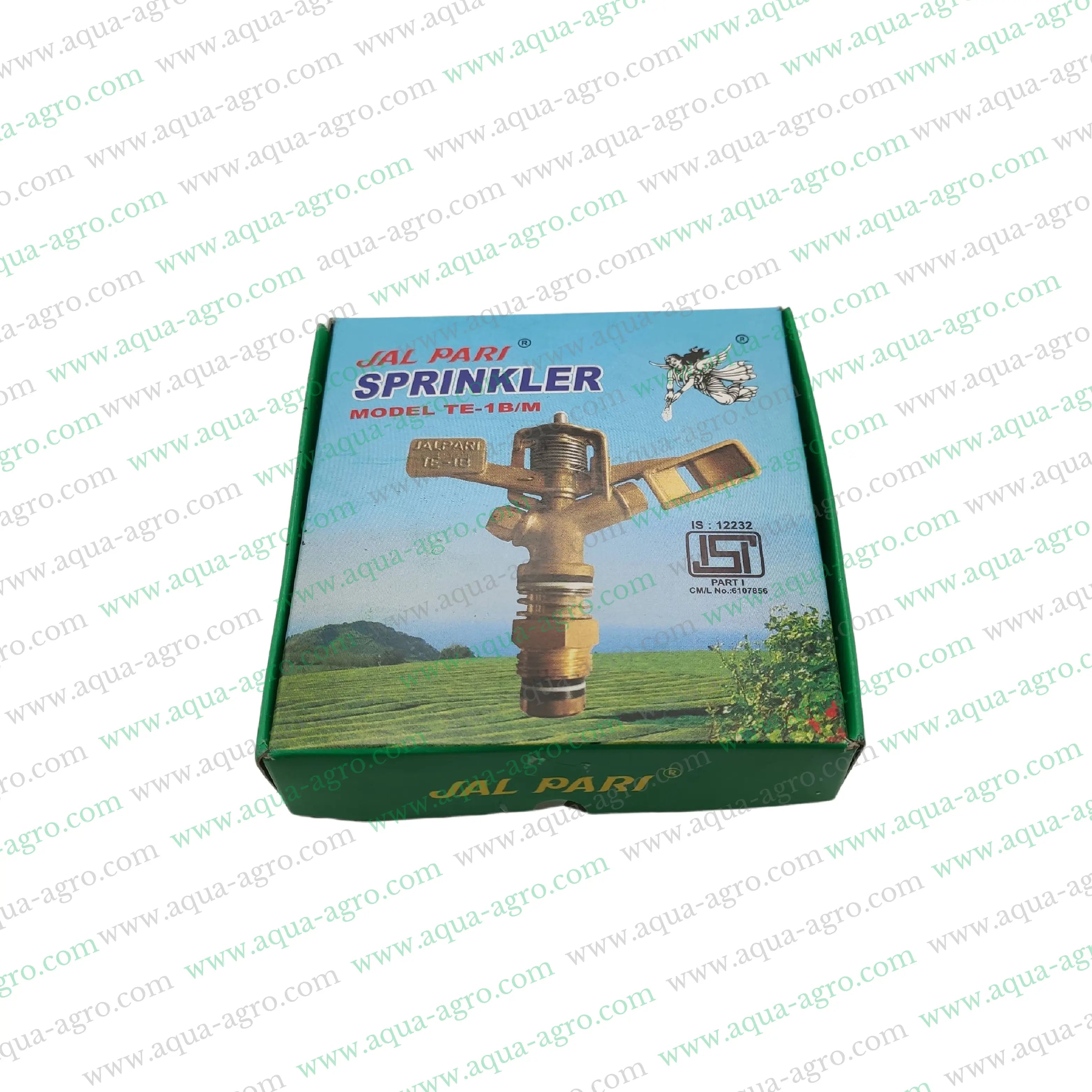 JALPARI | Sprinkler - Mini Sprinkler - Brass - TE-1B - 25-35 Feet Radius -  0.5 inch (20mm) (M-THD) - Twin Nozzle - Full circle