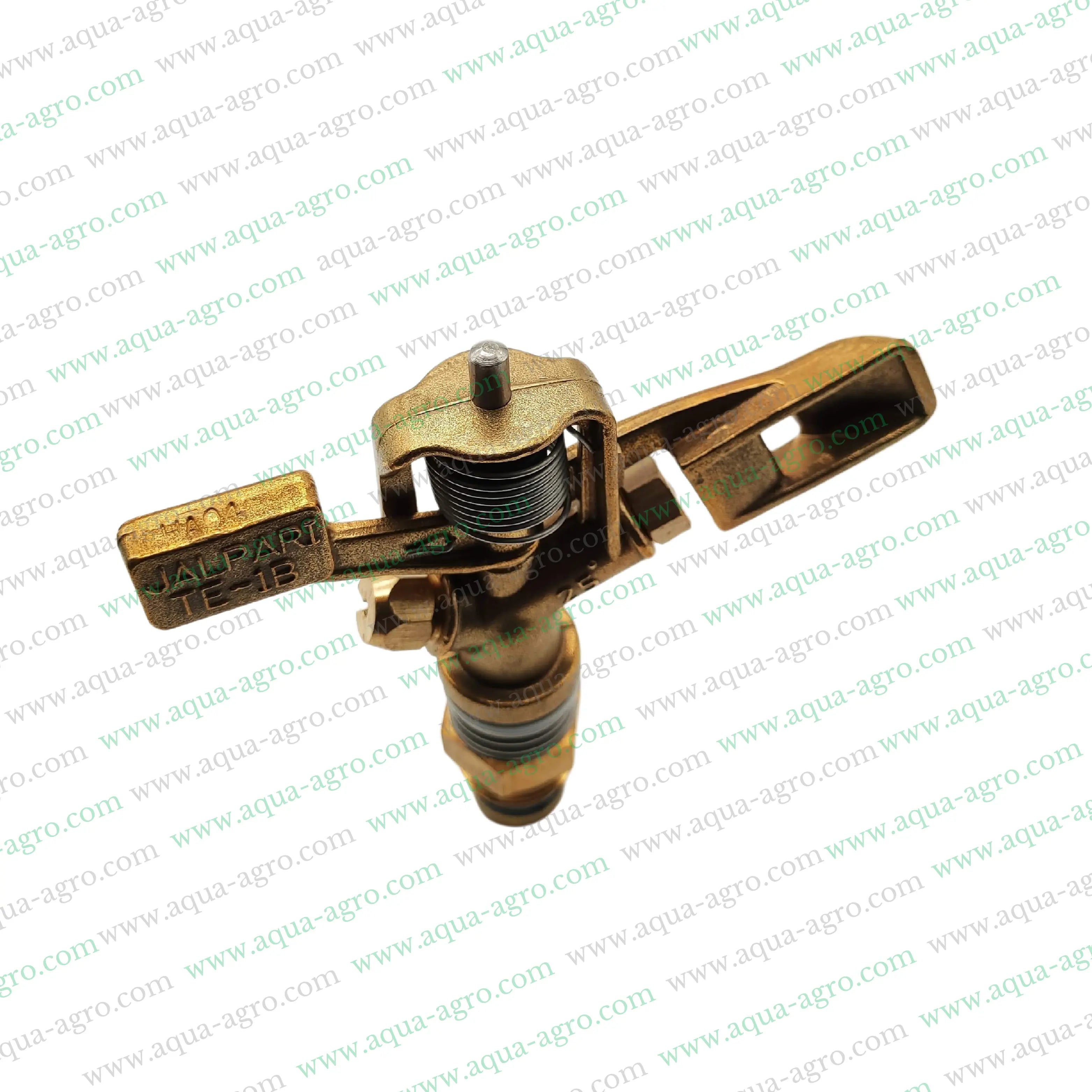 JALPARI | Sprinkler - Mini Sprinkler - Brass - TE-1B - 25-35 Feet Radius -  0.5 inch (20mm) (M-THD) - Twin Nozzle - Full circle