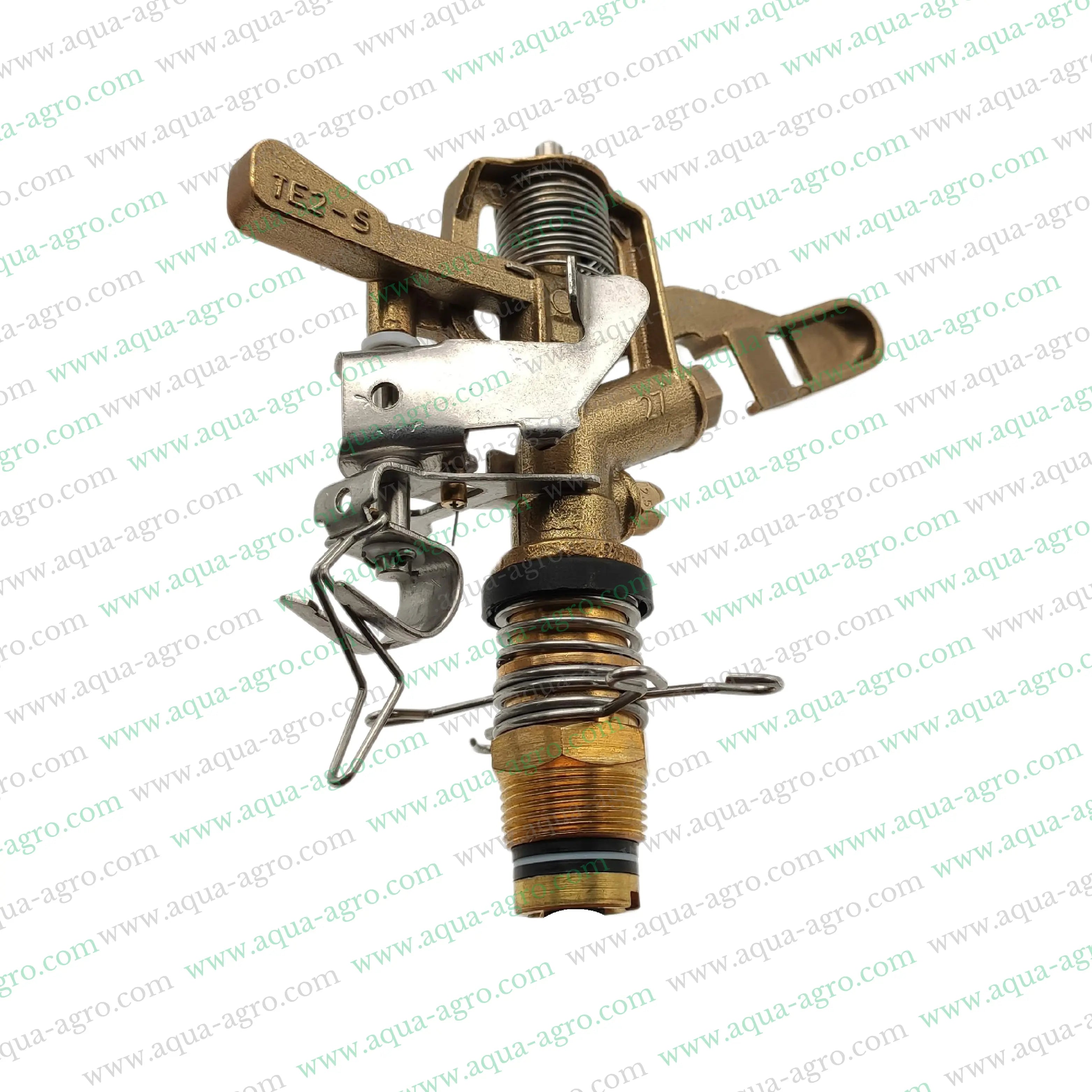 JALPARI - Sprinkler - Mini Sprinkler - Brass - TE-2 SECTOR - 35-45 Feet Radius - 0.75 inch (M-THD) - Adjustable - Part / full circle