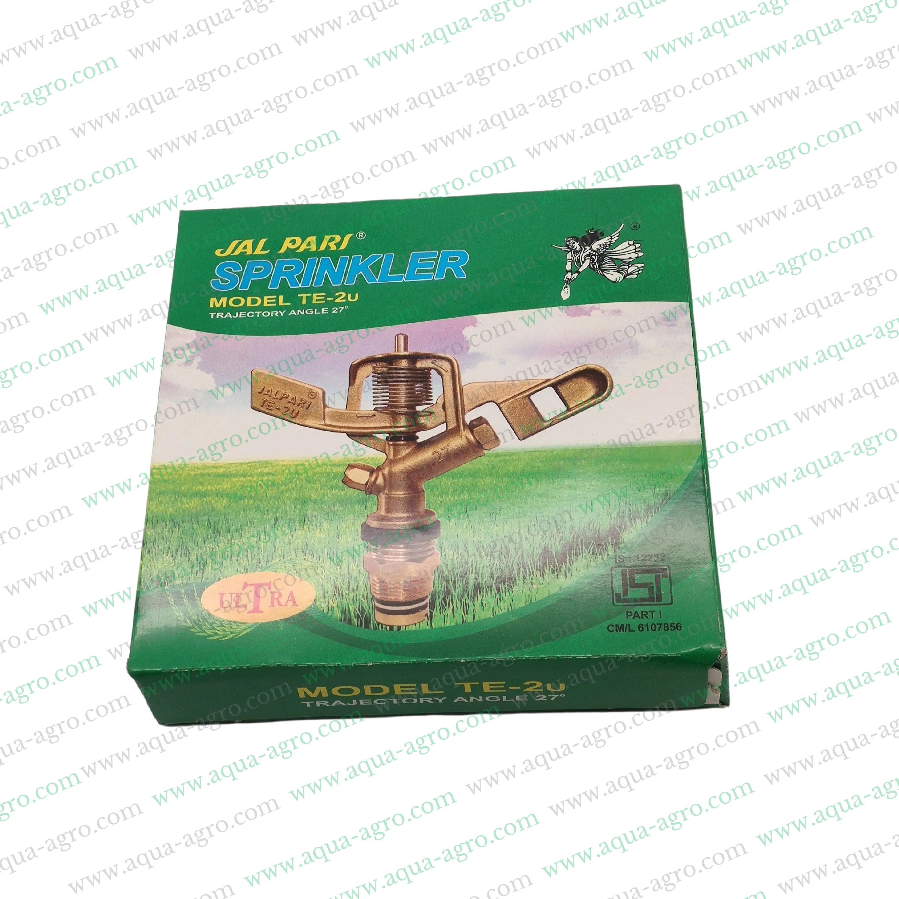 JALPARI | Sprinkler - Mini Sprinkler - Brass - TE-2 ULTRA - 35-45 Feet Radius  - 0.75 inch (25mm) (M-THD) - Full circle