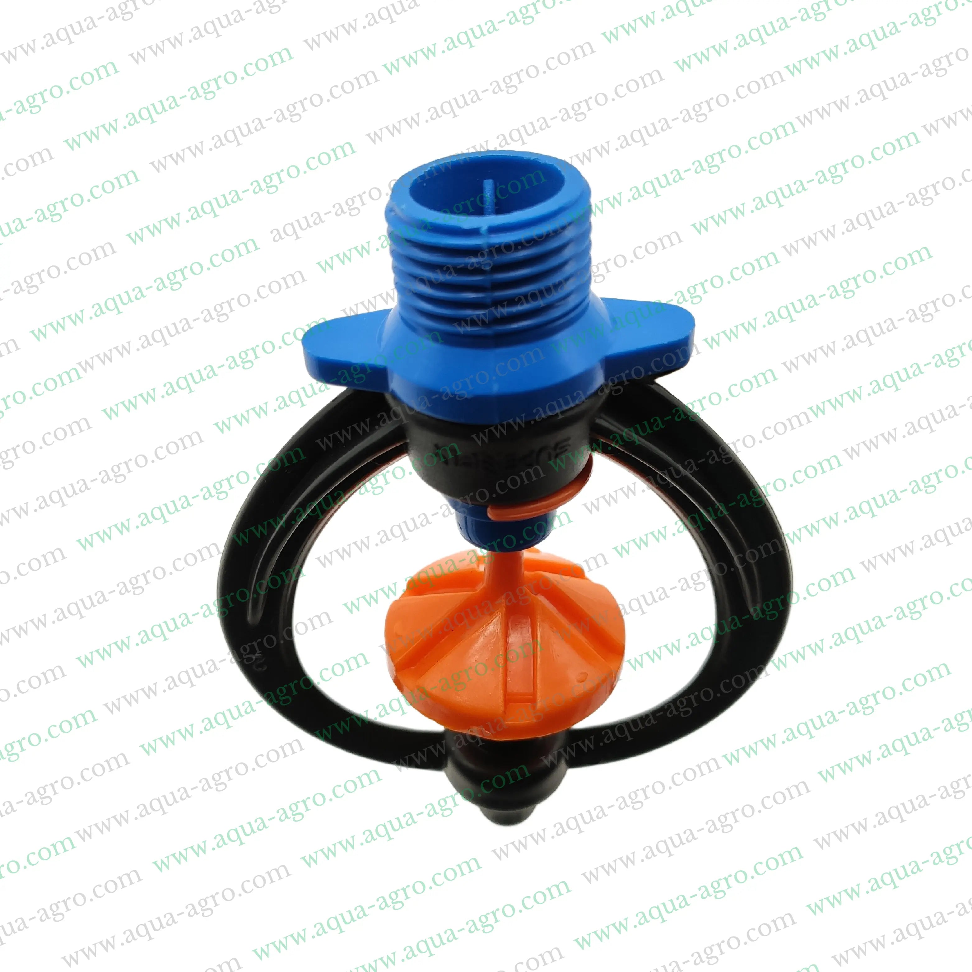 MY IRRIGACIO WORLD - Sprinkler - Mini Sprinkler - Premium - Superfly (Butterfly) - Orange Nozzle -15-20 Feet Radius - 450-810 LPH