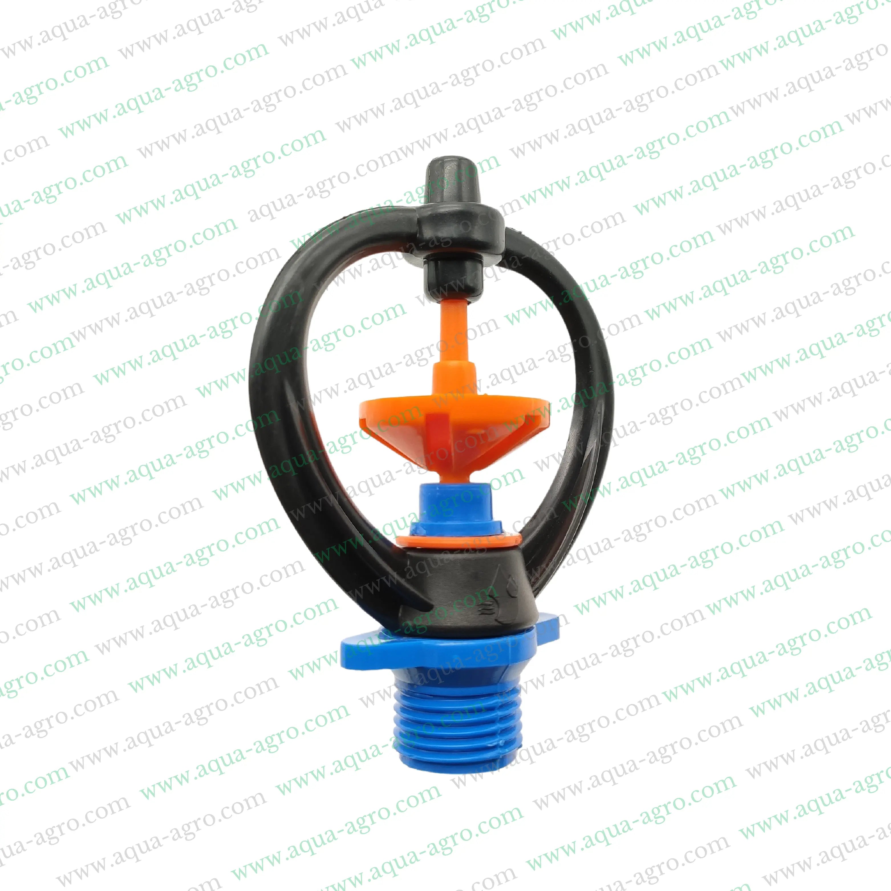 MY IRRIGACIO WORLD - Sprinkler - Mini Sprinkler - Premium - Superfly (Butterfly) - Orange Nozzle -15-20 Feet Radius - 450-810 LPH