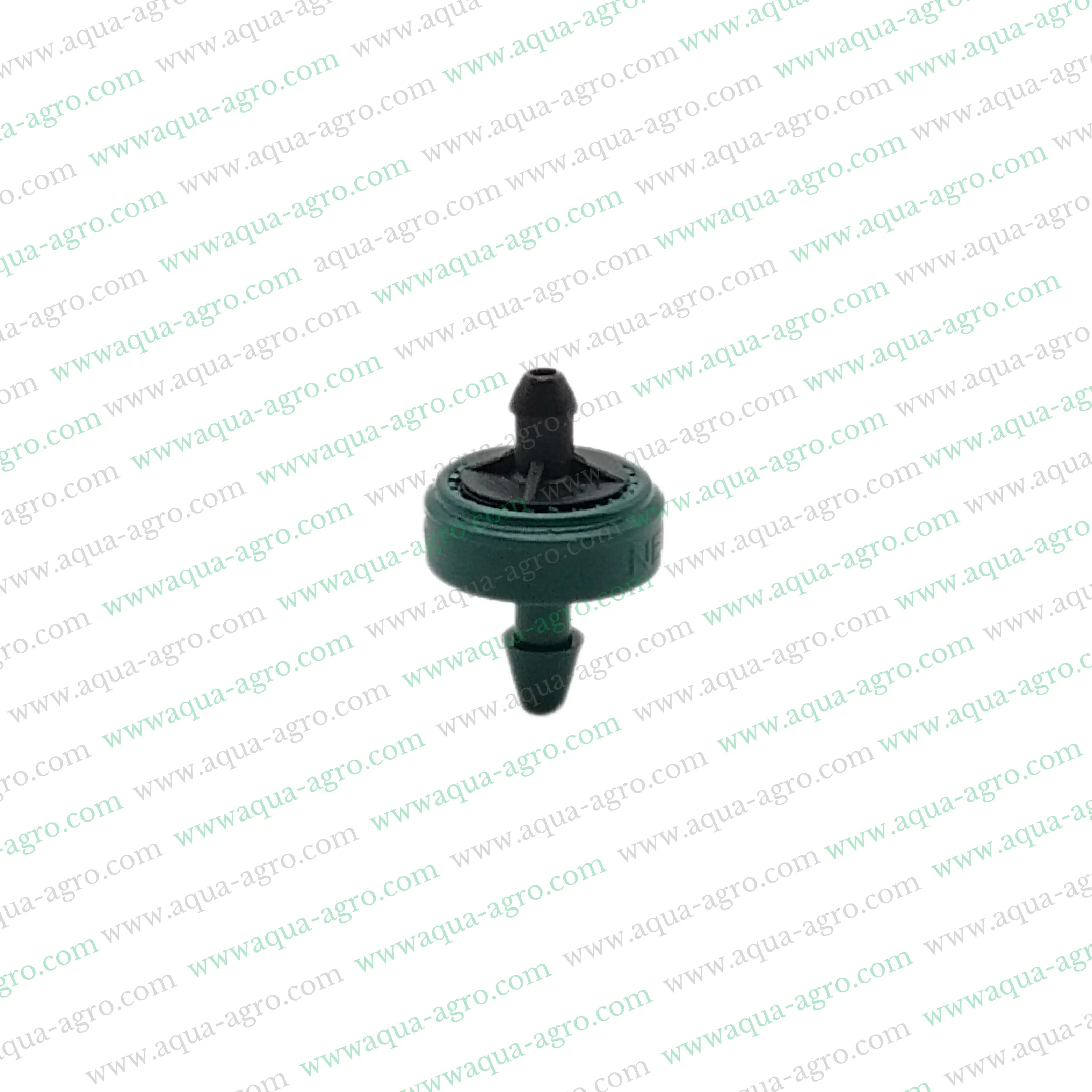 NETAFIM - Drip Emitter - Pressure Compensated - 8 LPH - PCJ - Sealed Dripper - [ISI] - Barb outlet - Green colour