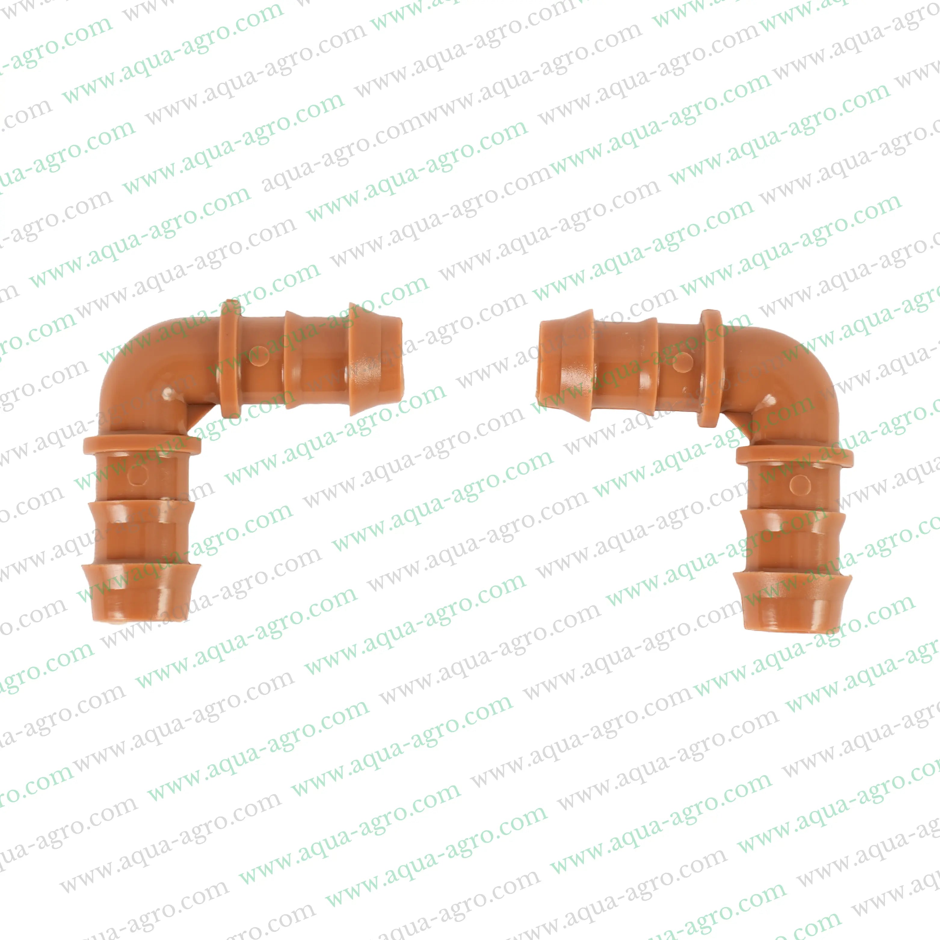 NETAFIM | Drip Fittings And Accessories - Barbed Fittings - Premium - Brown colour - Elbow - 16mm