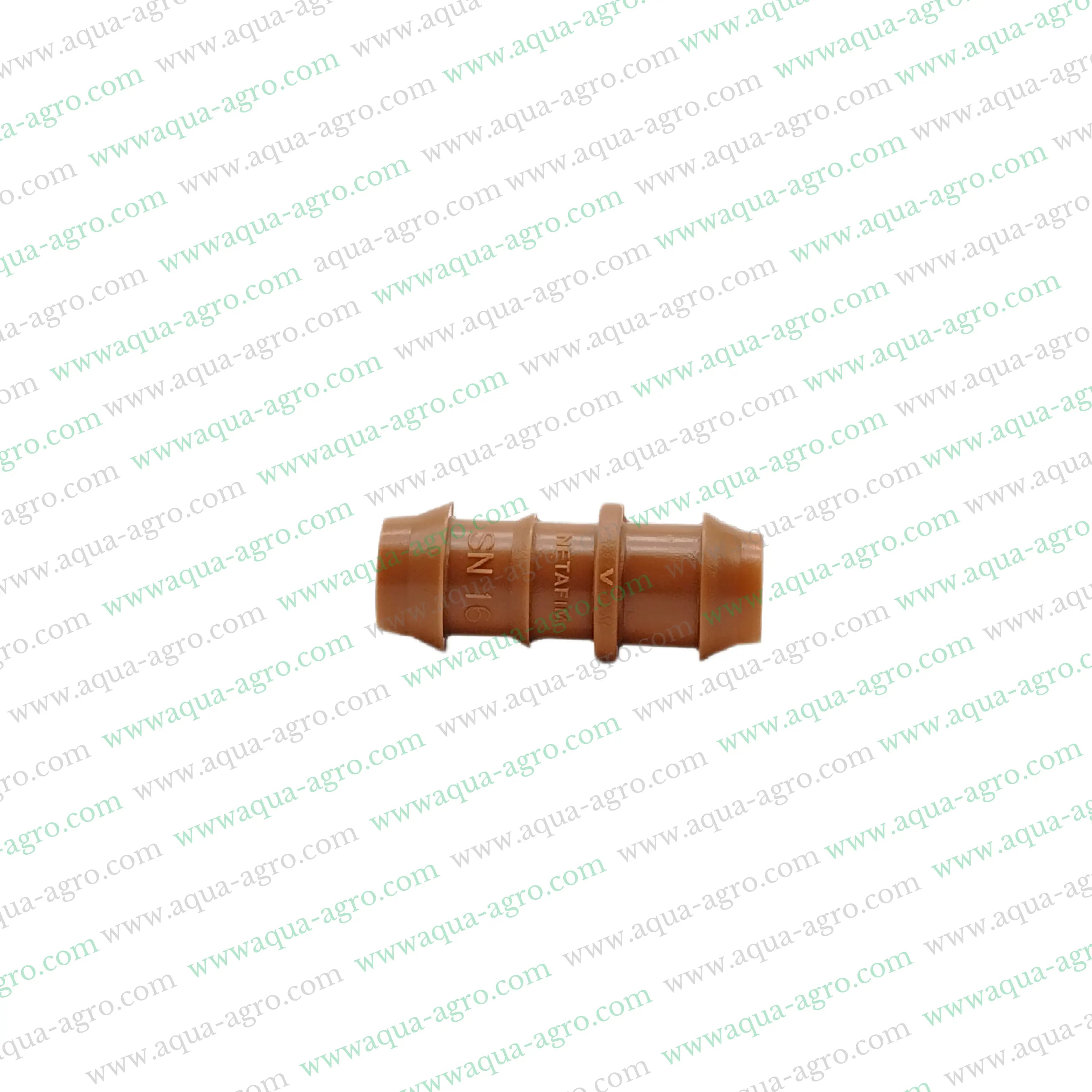 NETAFIM | Drip Fittings And Accessories - Barbed Fittings - Premium - Brown colour - Start connector / Take-off - 16mm