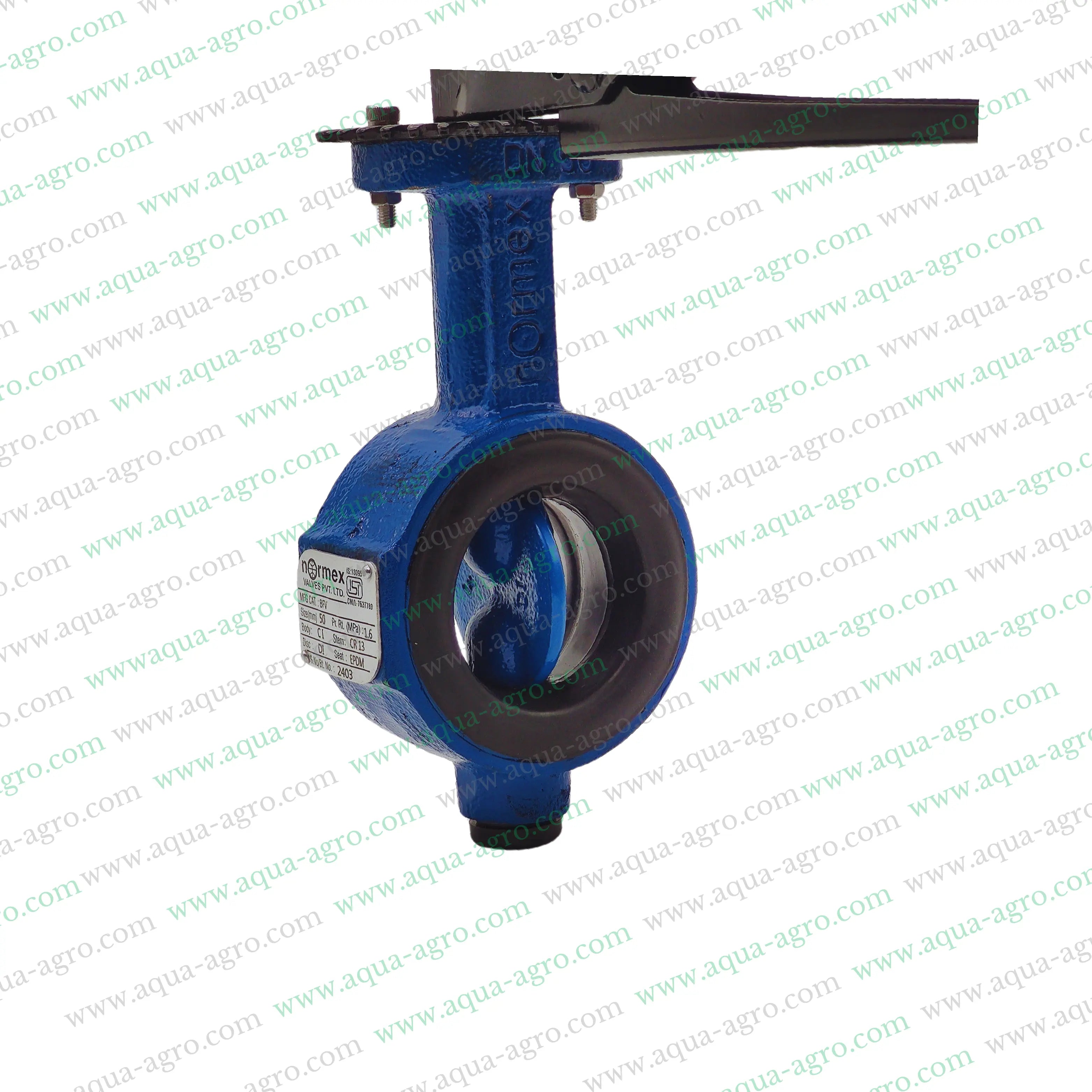 NORMEX | Valves - Butterfly Valves - Metal - C.I Body with SG Metal disc - 2 inch (50mm)