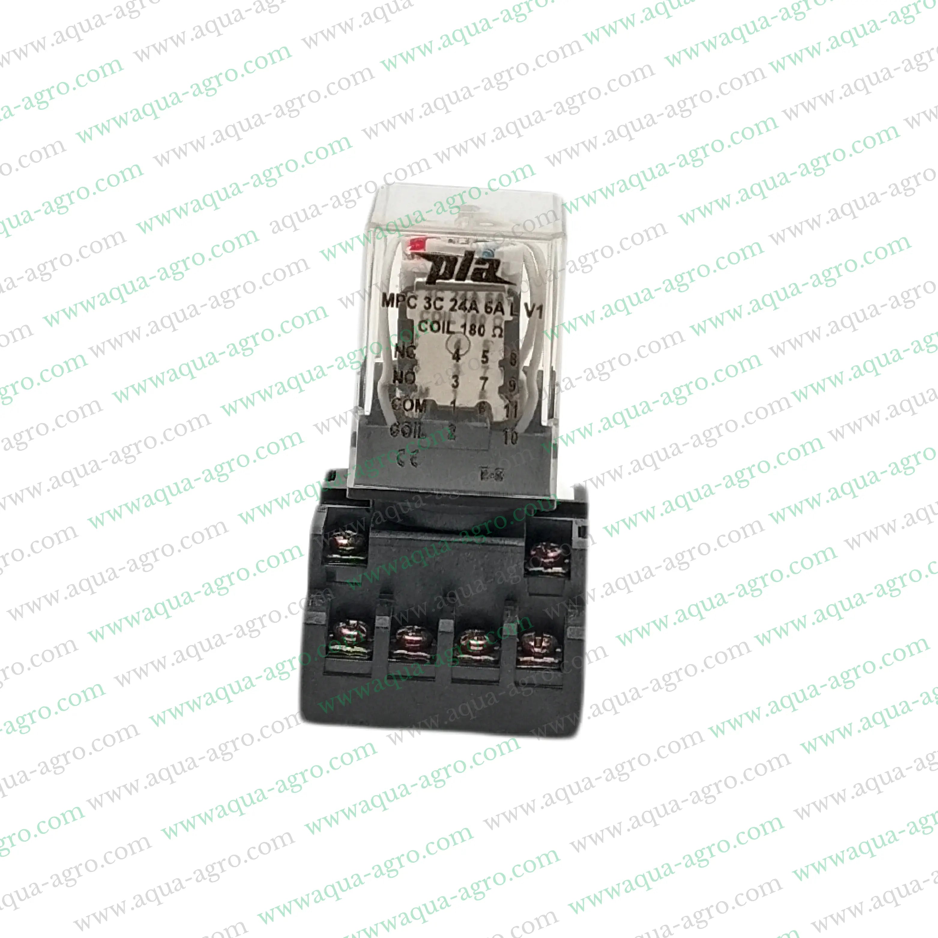 Pump Starter Relay,24VAC Relay ,240VAC Relay,40 Amp Relay,Automated Irrigation Relay,Electric Pump Control,Water Pump Relay