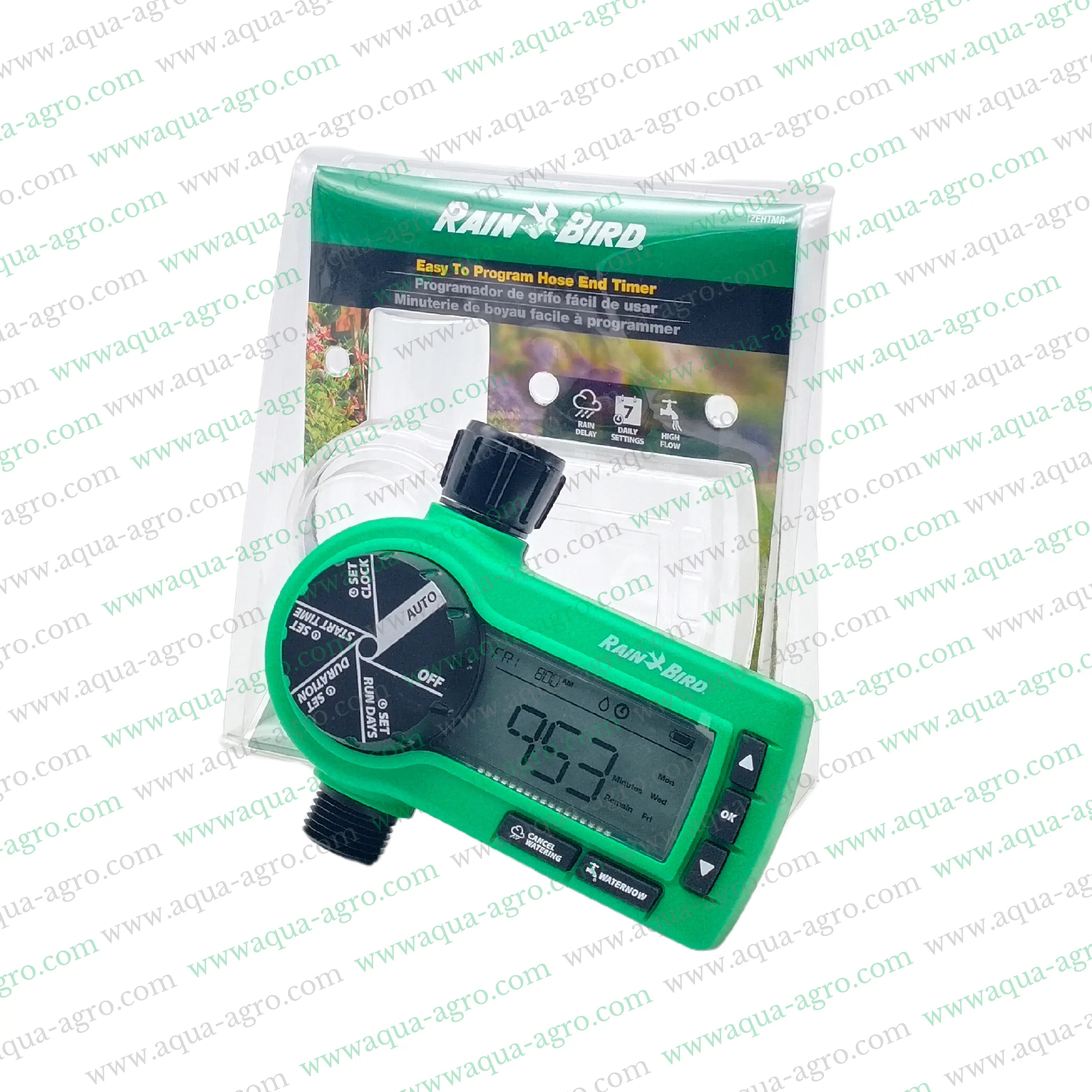 RAIN BIRD - Irrigation - Automation - Tap Timer - 1ZEHTMR - Single outlet - Battery operated - Digital Cyclic programmer