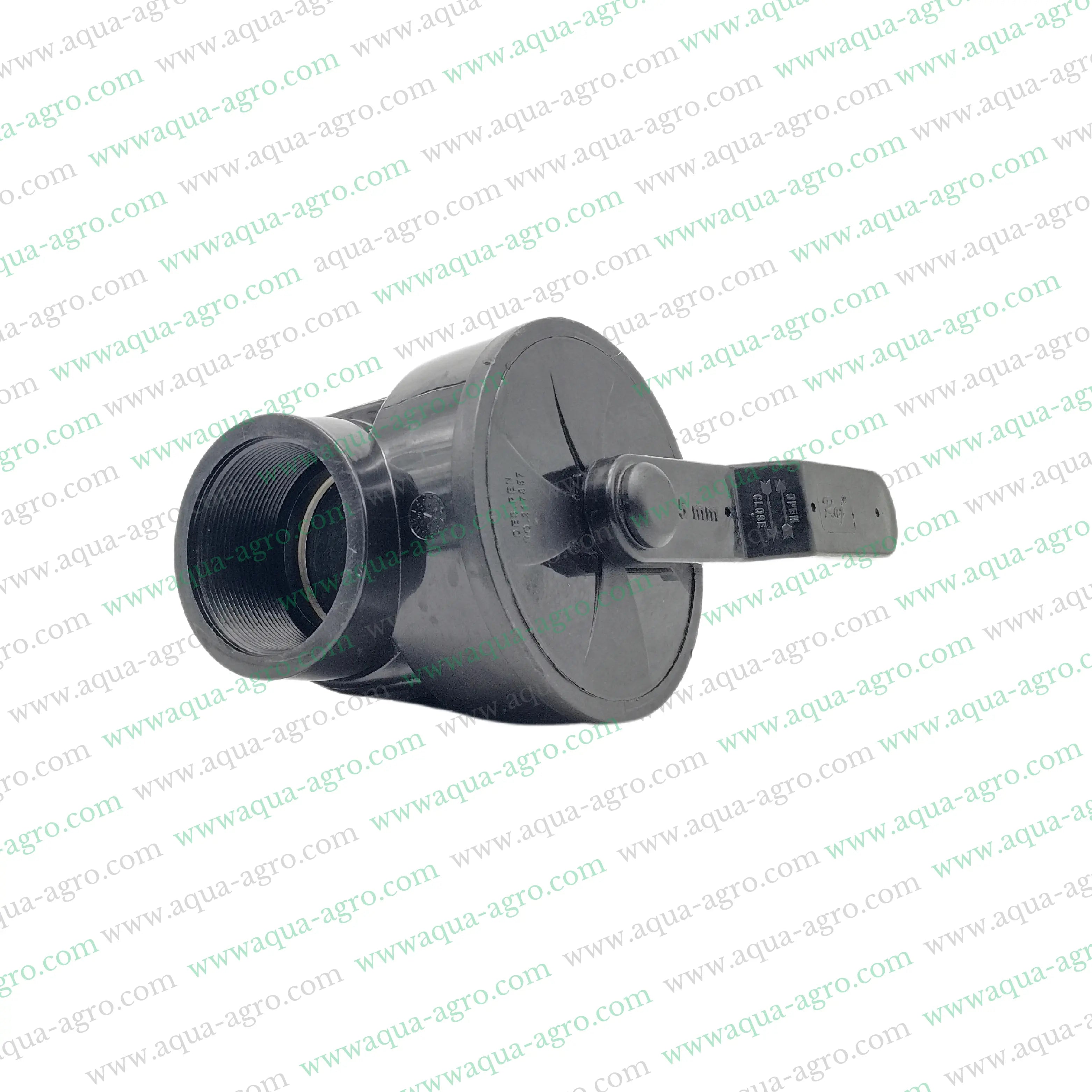 RAJ - Ball Valve - Plastic - Pp - Moulded - 2.5 inch (75mm) - Threaded End - (FxF)