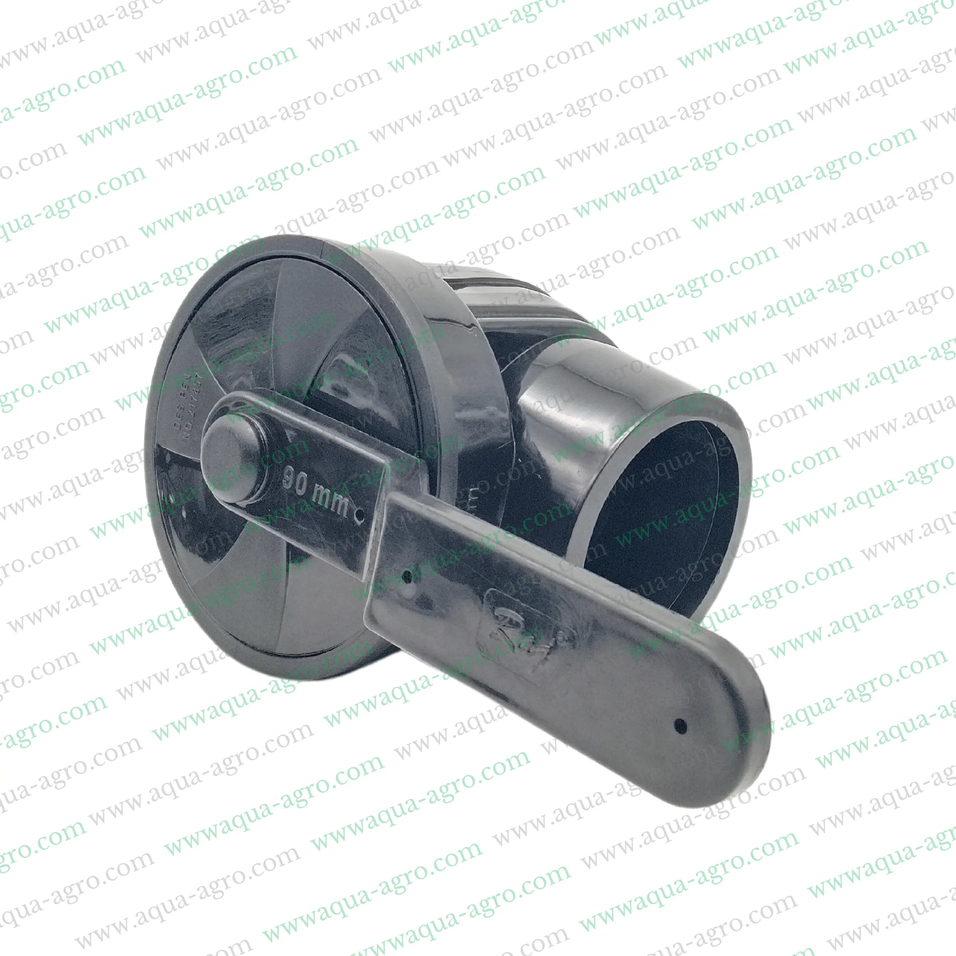 RAJ - Ball Valve - Plastic - Pp - Moulded - 3 inch (90mm) - Plain End - Socket