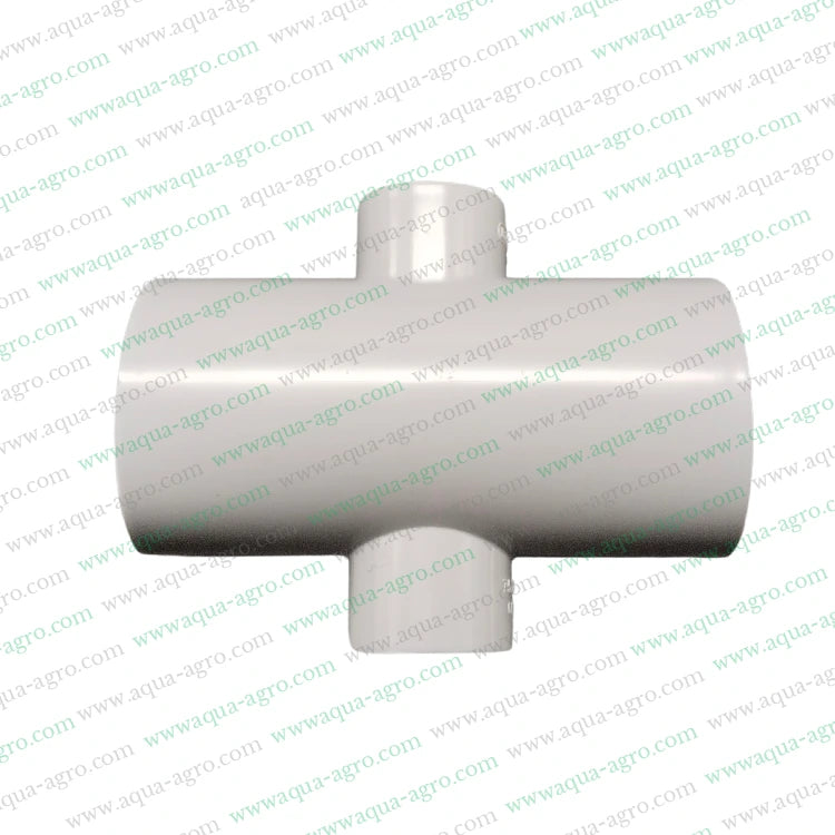Raksha PVC pipe accessories,PVC pipe fittings,Reducer cross tee,4-way PVC fittings,2.5-inch to 1.5-inch PVC fittings
