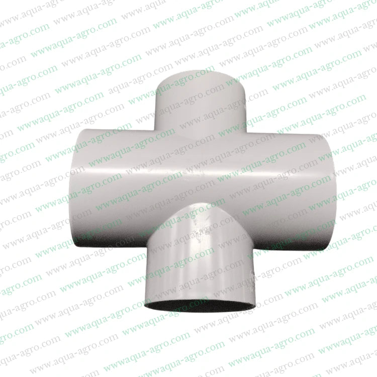 PVC pipe fittings,PVC reducer cross tee,4-way PVC fittings,2-inch PVC pipe fitting,63mm x 32mm PVC pipe reducer
