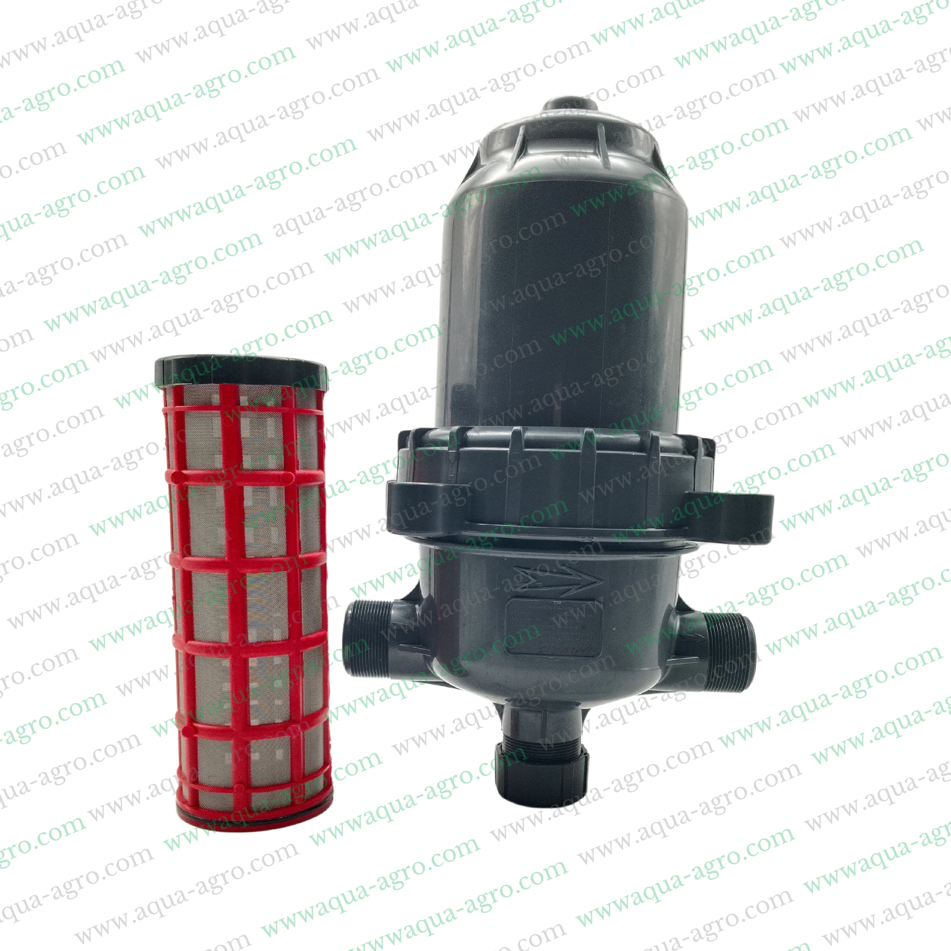 RAVANDS - Filter - Screen - 2 Inch (63mm) (M-Thd) - T-Type - 25 (m3-Hr) - Regular Plastic Body - (RAV-SCF-63)