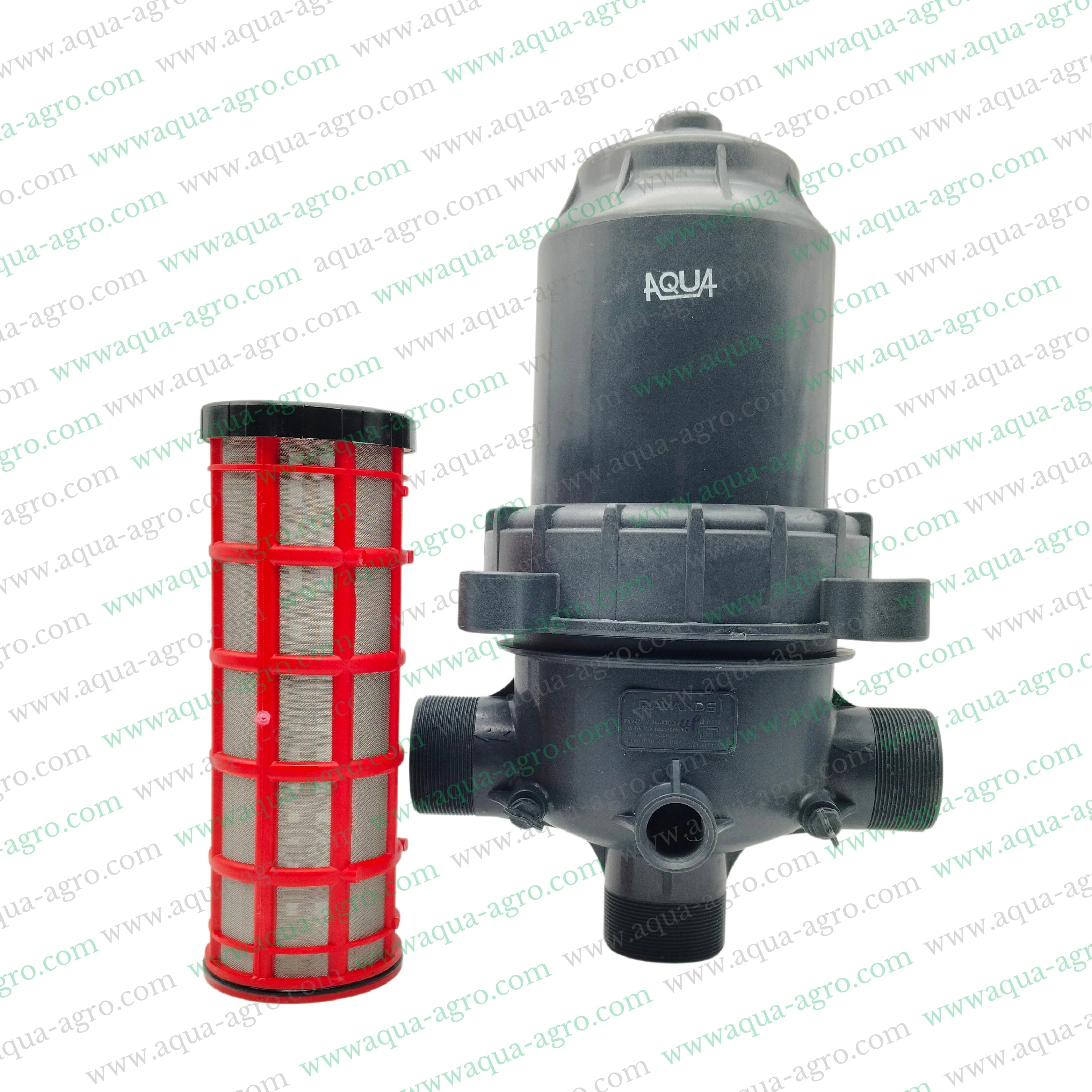 RAVANDS - Filter - Screen - 3 Inch (90mm) (M-Thd) - T-Type - 40 (m3-Hr) - Regular Plastic Body - (RAV-SCF-90)