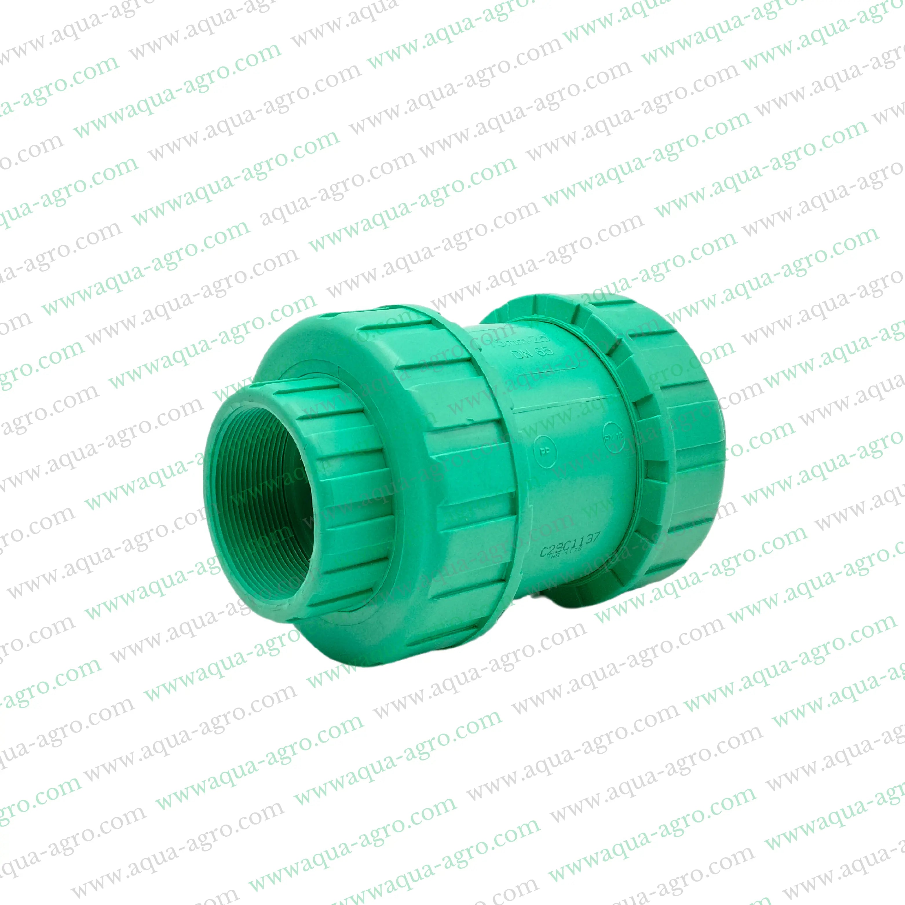 Non-return valve (NRV),Plastic ball check valve,2.5 inch valve,75mm check valve,Double union valve,Threaded end valve,Ball check valve,Spring Ball Valve