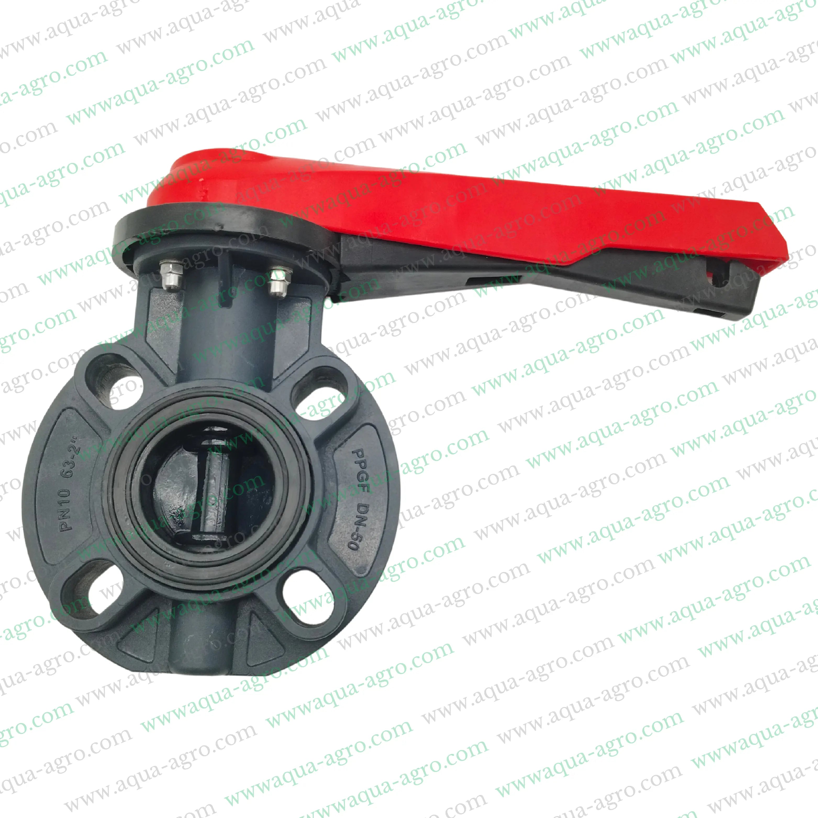 RAVANDS | Valves - Butterfly Valves - Plastic - PVC body with Plastic disc - 2 inch (63mm) - PBFV-63