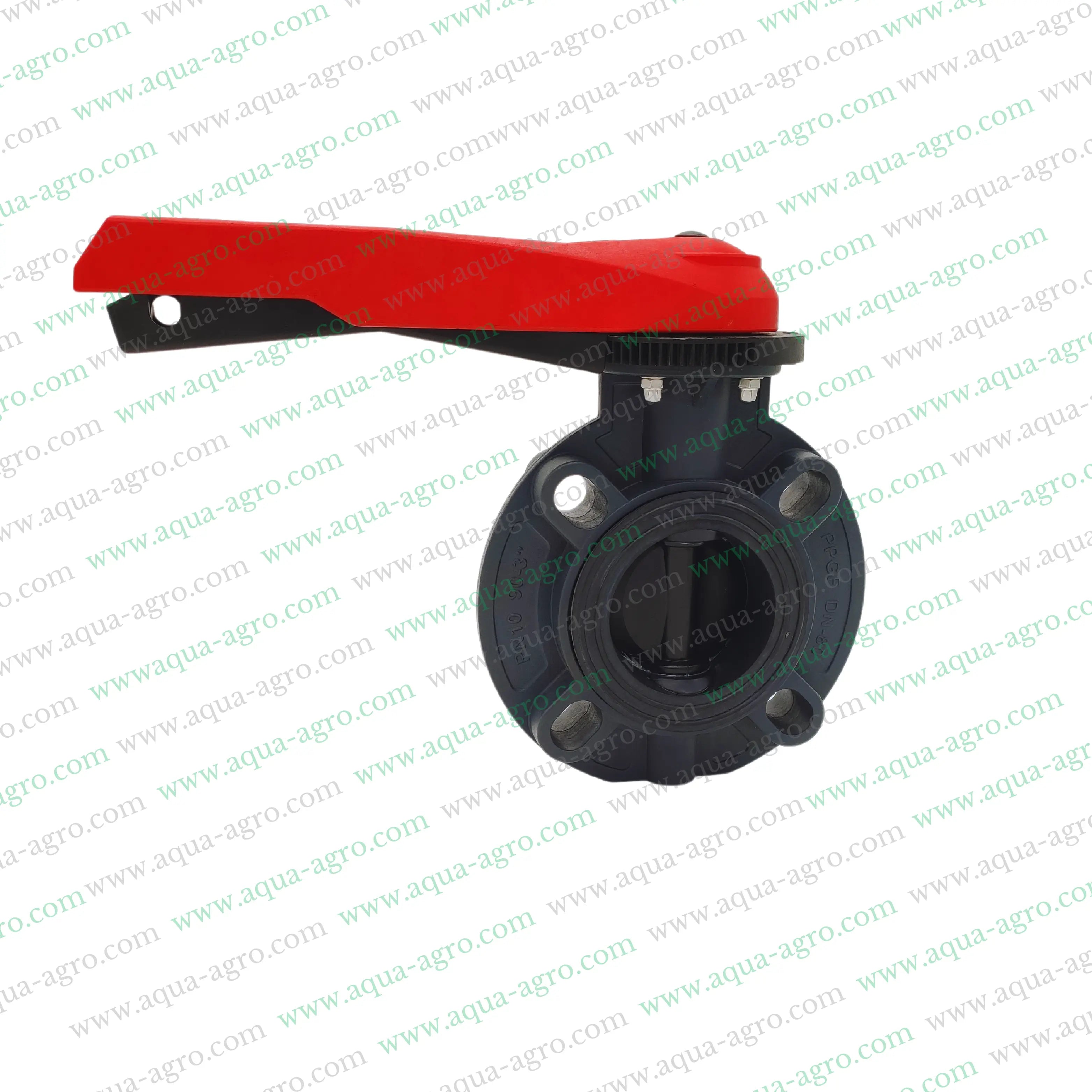 RAVANDS | Valves - Butterfly Valves - Plastic - PVC body with Plastic disc - 3 inch (90mm) - PBFV-90